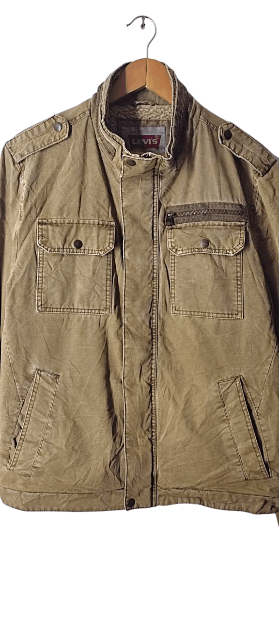 Levi's VINTAGE LEVIS STRAUS & CO DOUBLE POCKET HIKORY JACKET Size US L / EU 52-54 / 3 - 6 Thumbnail