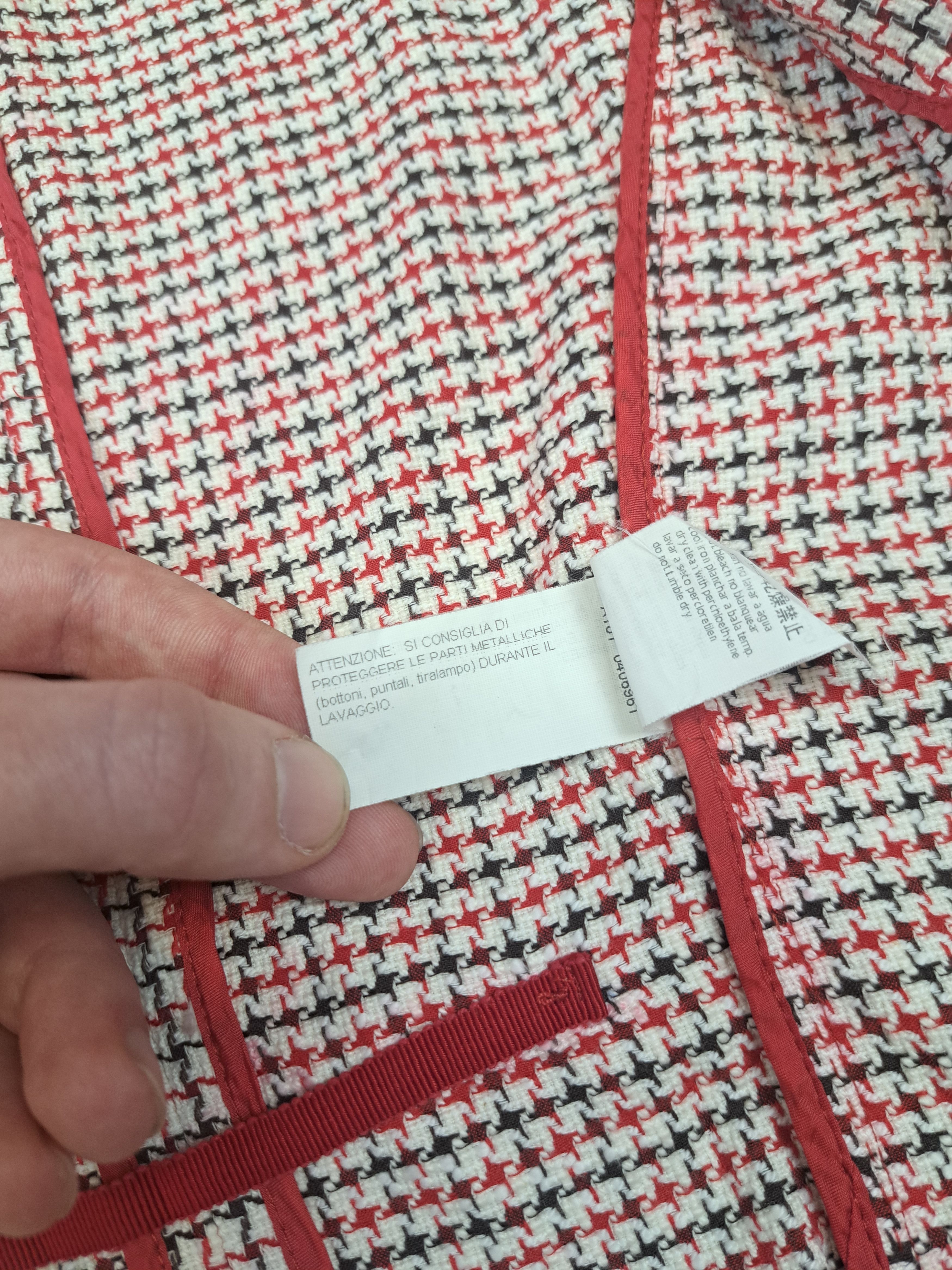Les Copains Les Copains Avant Garde Japanese Style Houndstooth Blazer Size M / US 6-8 / IT 42-44 - 9 Thumbnail