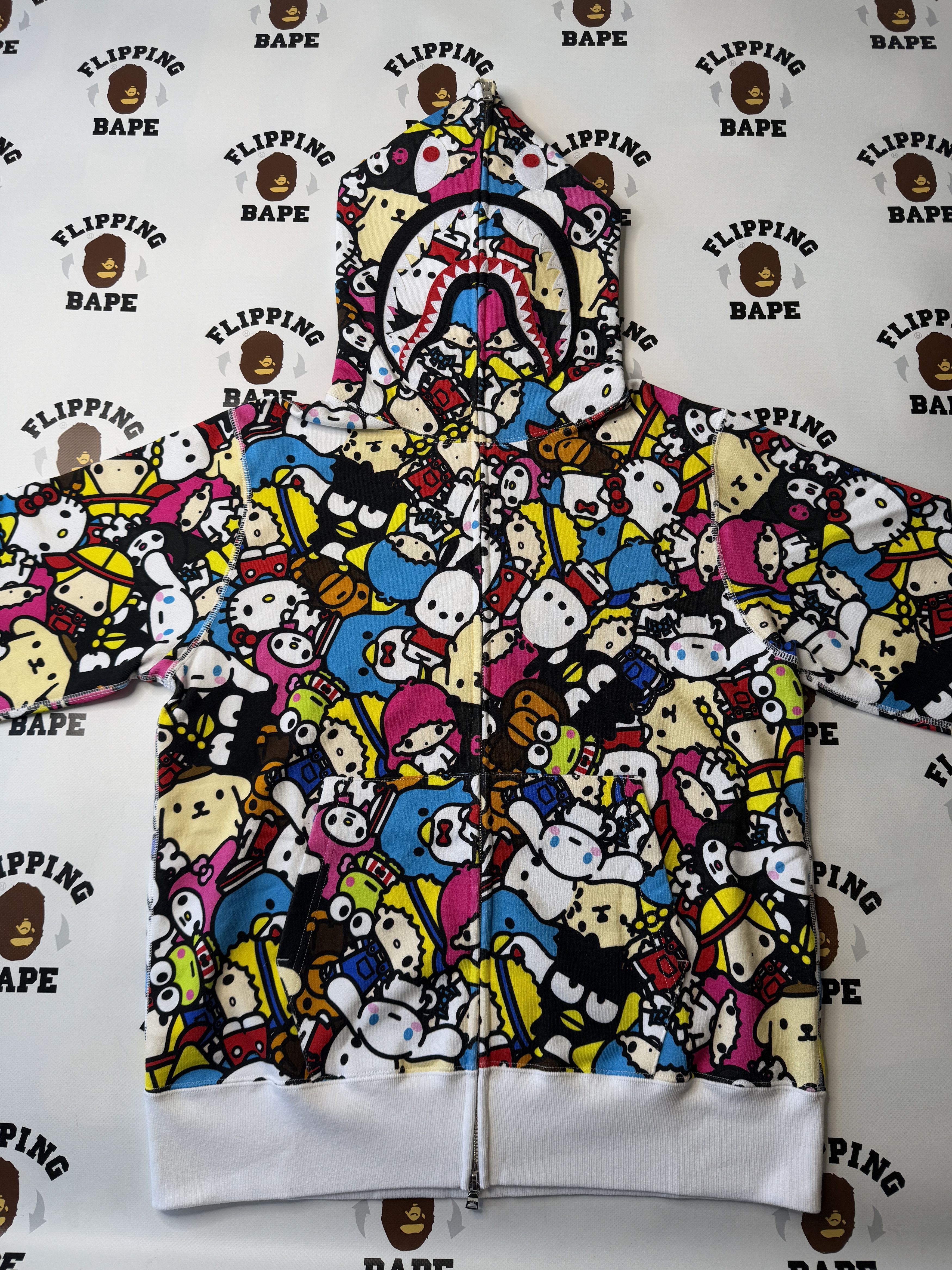 Bape BAPE BABY MILO X SANRIO CHARACTERS SHARK FULL ZIP HOODIE Size US XS / EU 42 / 0 - 9 Thumbnail