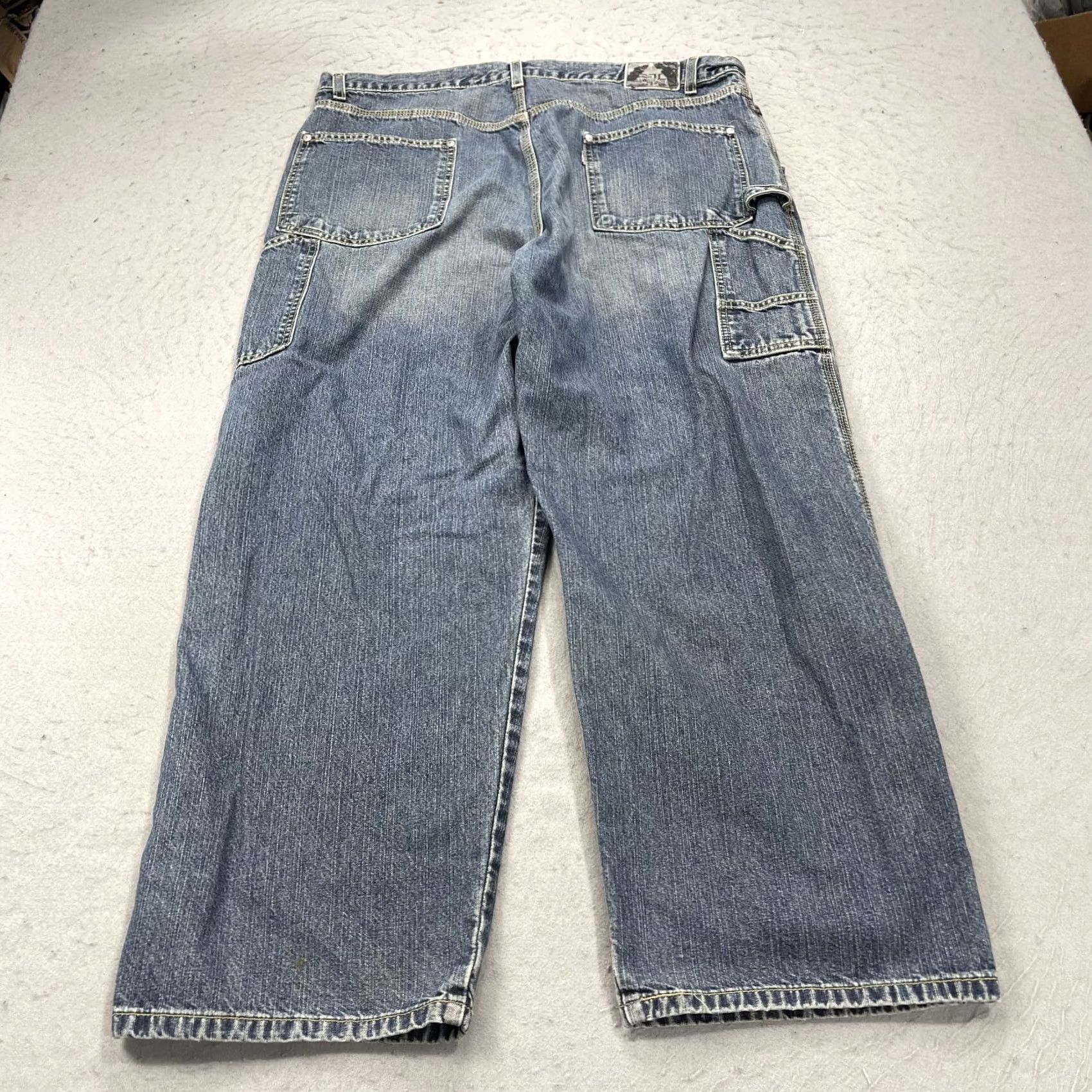 Vintage VINTAGE Levis Silvertab Jeans Mens 38x30 Relaxed Wide Baggy Carpenter Skate Y2K Jeans Mens 38x30 Blue Cotton Baggy 90s Grunge USA Mens Size US 38 / EU 54 - 7 Thumbnail