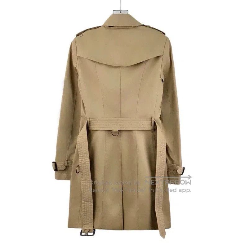 Burberry Burberry Beige Cotton Trench Coat. Size US XS / EU 42 / 0 - 2 Thumbnail