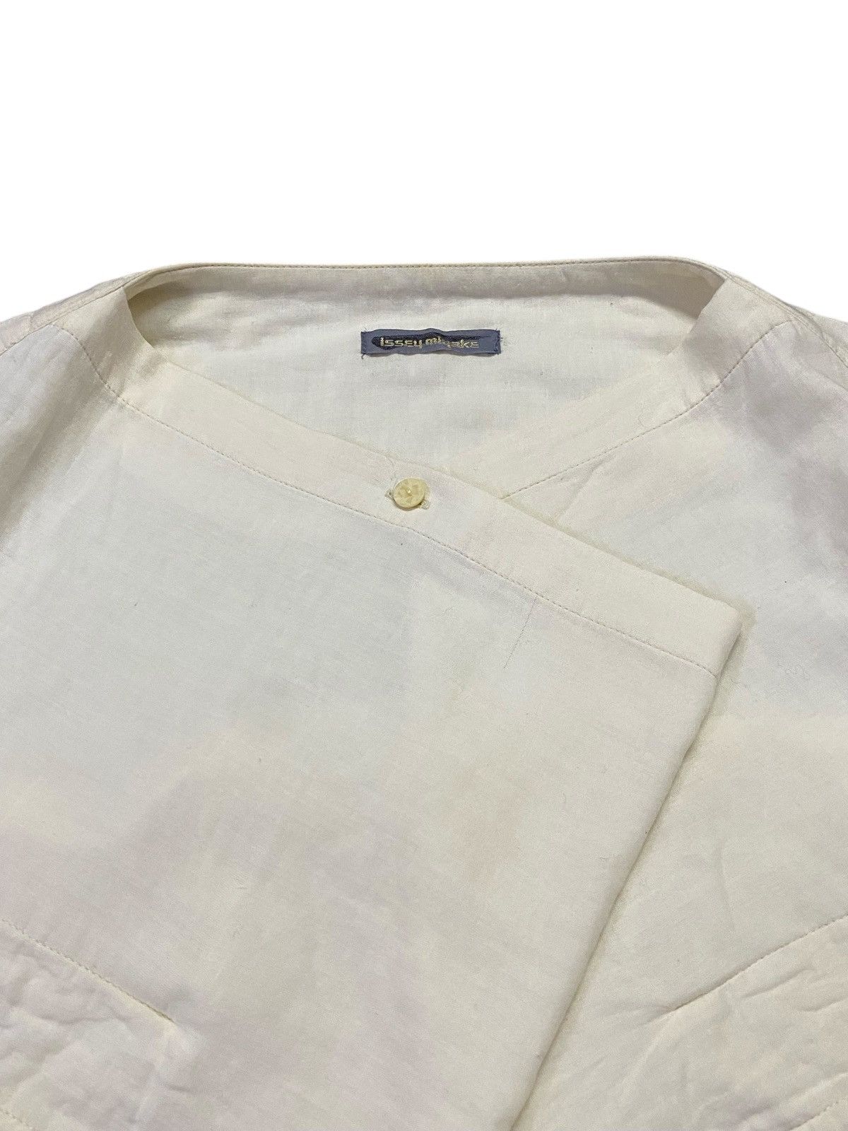 Issey Miyake Vintage 80s Issey Miyake Classic Cotton Blouses Size M / US 6-8 / IT 42-44 - 7 Thumbnail