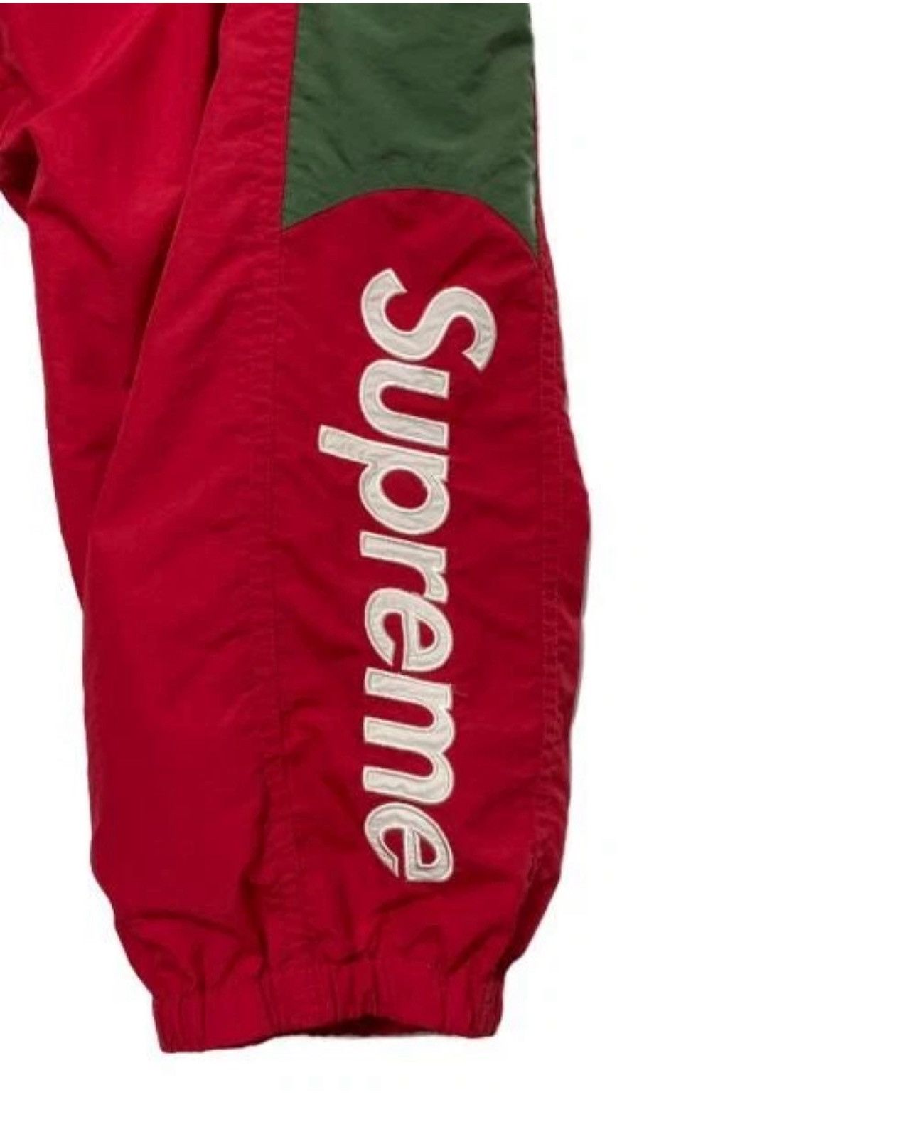 Supreme Supreme Side Logo Track Pants Red Large FW19 Size US 36 / EU 52 - 3 Thumbnail