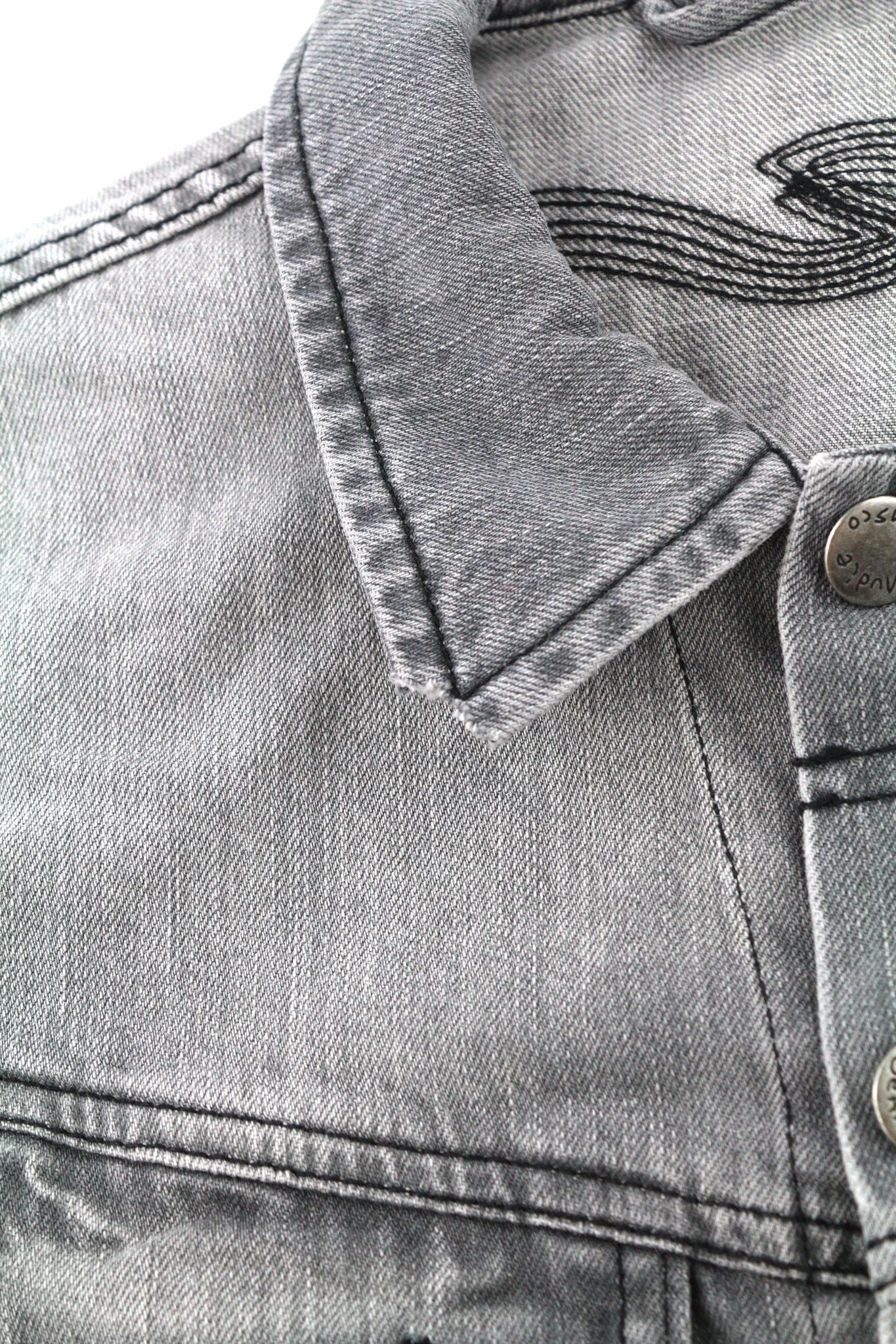 Nudie Jeans CONNY S Sunbleached Black Grey Jacket 81620 Size US S / EU 44-46 / 1 - 9 Thumbnail