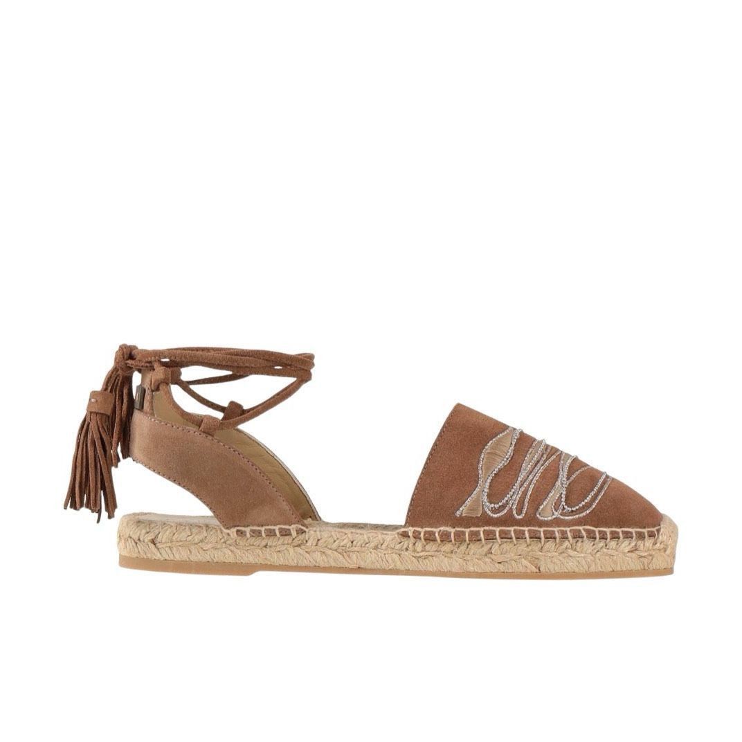 Loro Piana NIB Peserico Beige Suede Espadrilles Size US 6.5 / IT 36.5 - 3 Thumbnail