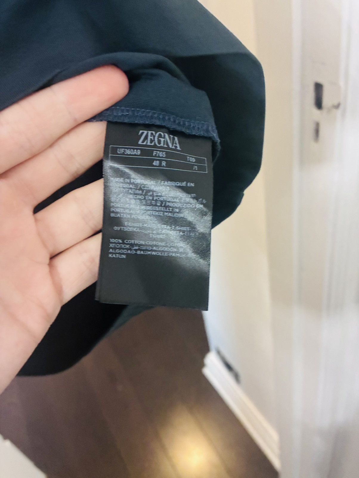 Ermenegildo Zegna Zegna teal premium cotton shirt size 48 / small/ medium Size US M / EU 48-50 / 2 - 4 Thumbnail