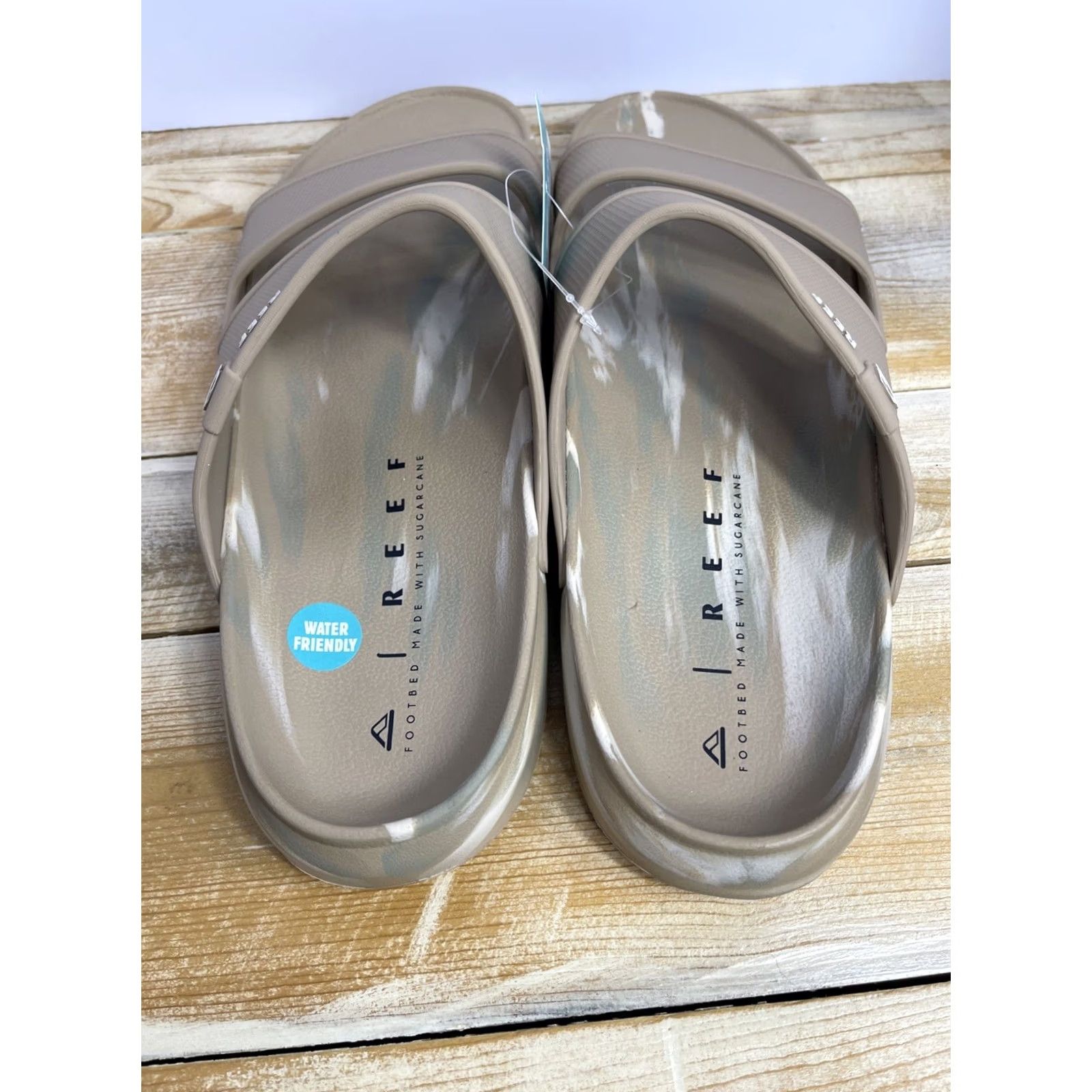 REEF VINTAGE REEF Oasis Double Up Fossil Birch Size 13 Medium Width Brand NEW Size ONE SIZE - 2 Thumbnail