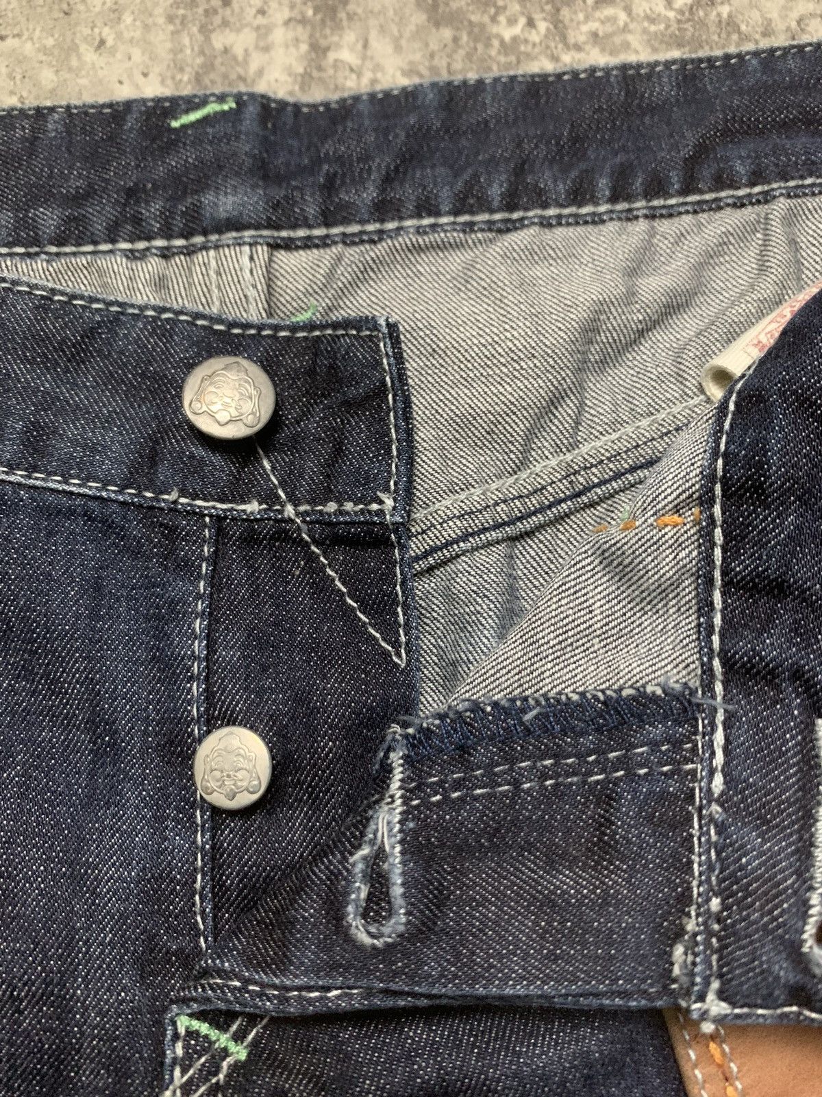 Evisu Y2K Evisu Paris Donna Osaka Mix Leather on Pocket Size 32" / US 10 / IT 46 - 9 Thumbnail