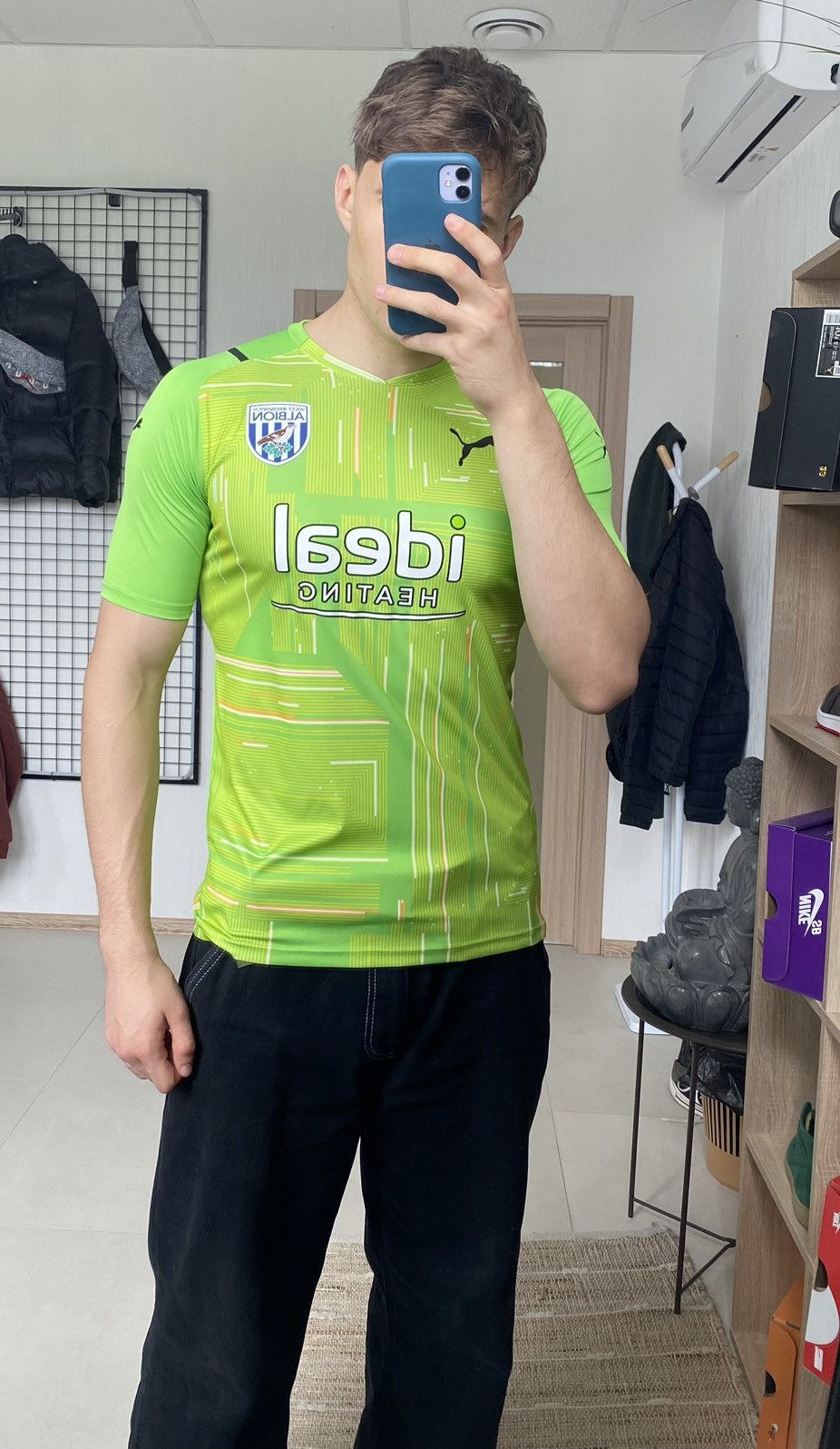 Puma West Bromwich Albion 2018 2019 Puma training M soccer jersey Size US M / EU 48-50 / 2 - 20 Thumbnail
