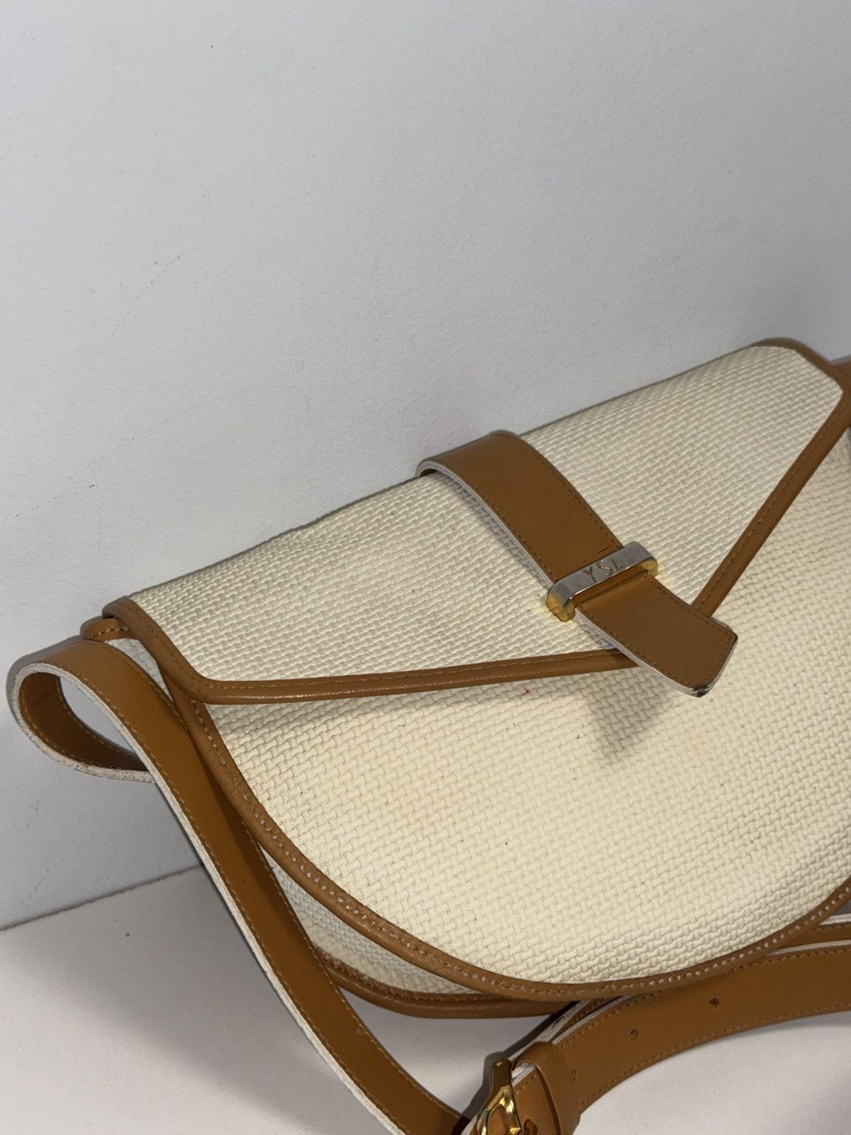Yves Saint Laurent YVES SAINT LAURENT Shoulder Bag PVC x Leather Size ONE SIZE - 3 Thumbnail