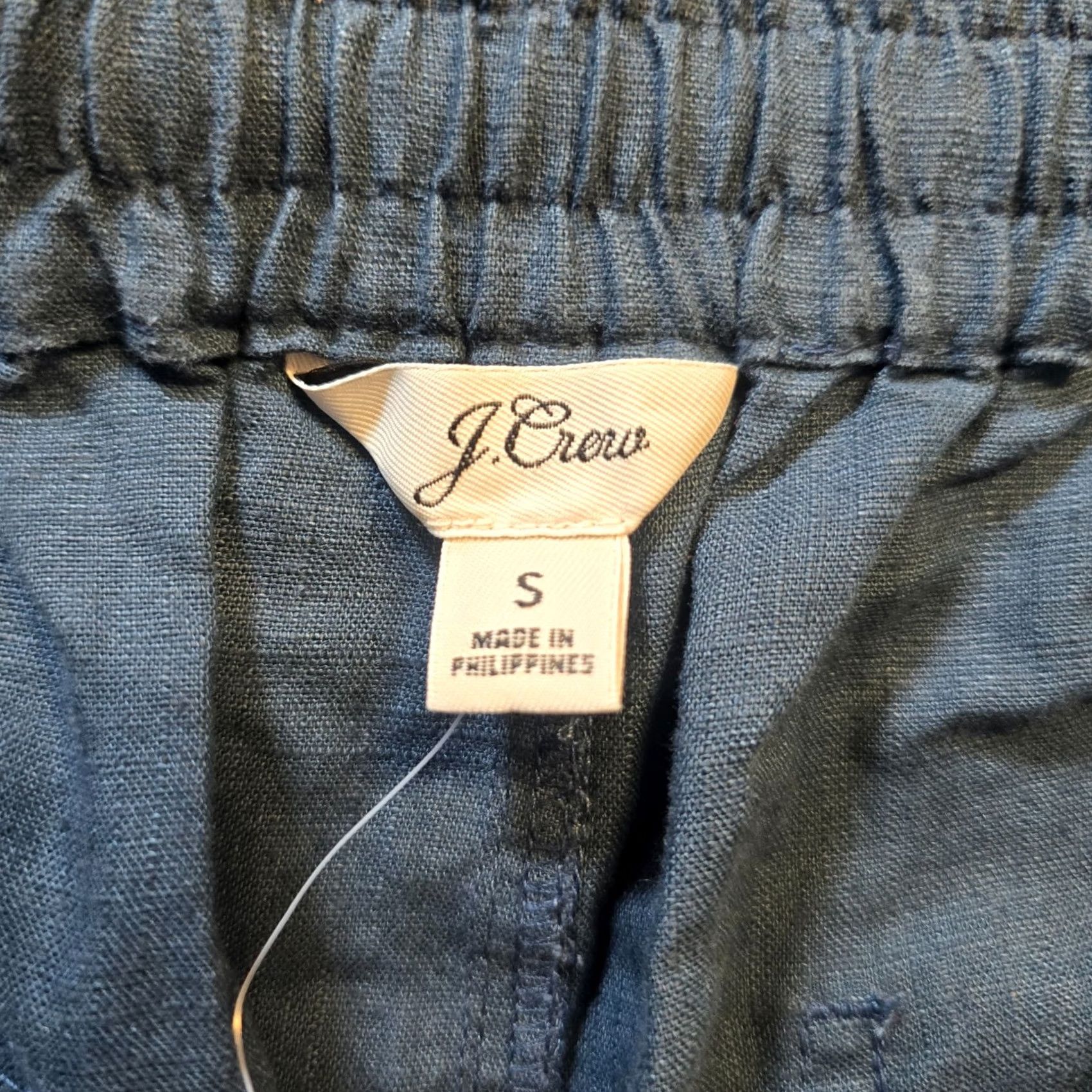 J.Crew J.Crew Pants Casual Linen Blend Tapered Ankle Womens Small Green Pull On Fit Size 28" / US 6 / IT 42 - 4 Thumbnail