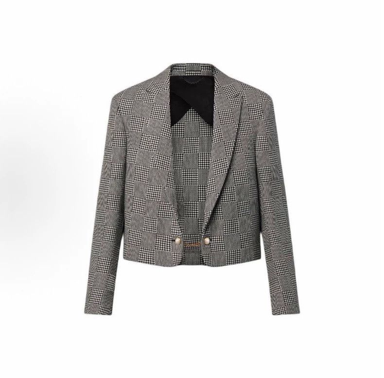 Louis Vuitton Louis Vuitton Checkerboard Pearl Button Jacket Size US M / EU 48-50 / 2 - 1 Thumbnail