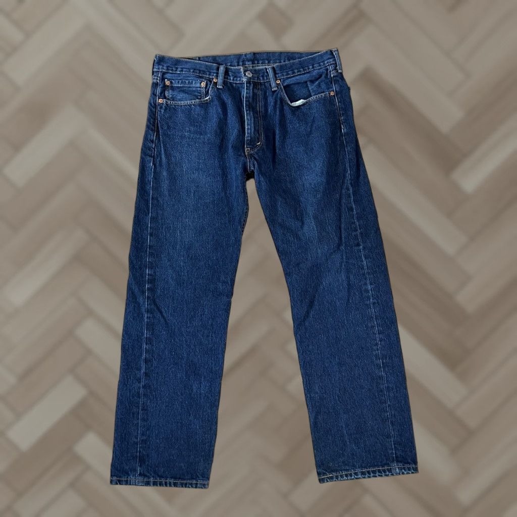 Levi's **Levi's 505 Mens Regular Fit Straight Blue Jeans Size 36x30** User: **Levi's 505 Mens Regular Fit Straight Blue Denim Size 36x30** Size US 36 / EU 52 - 1 Thumbnail