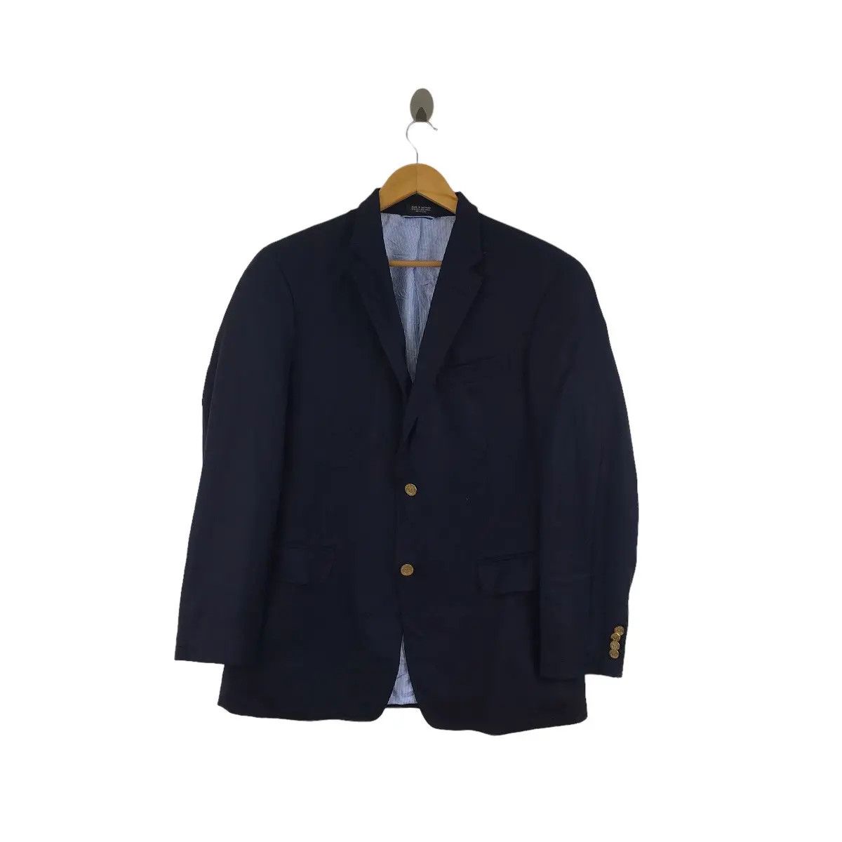 Tommy Hilfiger Vintage TOMMY HILFIGER 2 Gold Button Silk Blazer Sport Coat Size 46R - 1 Thumbnail