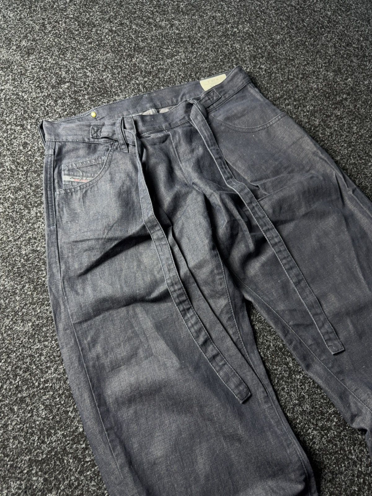 Diesel Luxury Avant Garde Diesel Saada Japanese style denim pants Size 28" / US 6 / IT 42 - 5 Thumbnail