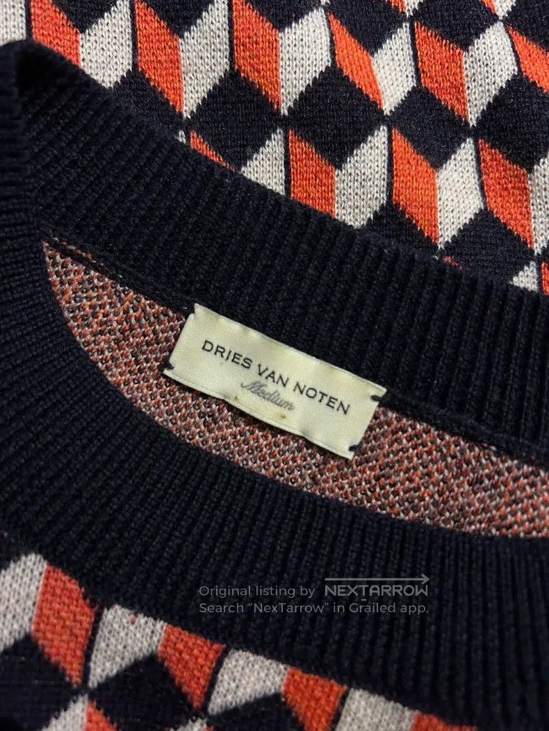 Dries Van Noten Dries Van Noten Twill Deconstructed Sweater Size US M / EU 48-50 / 2 - 6 Thumbnail