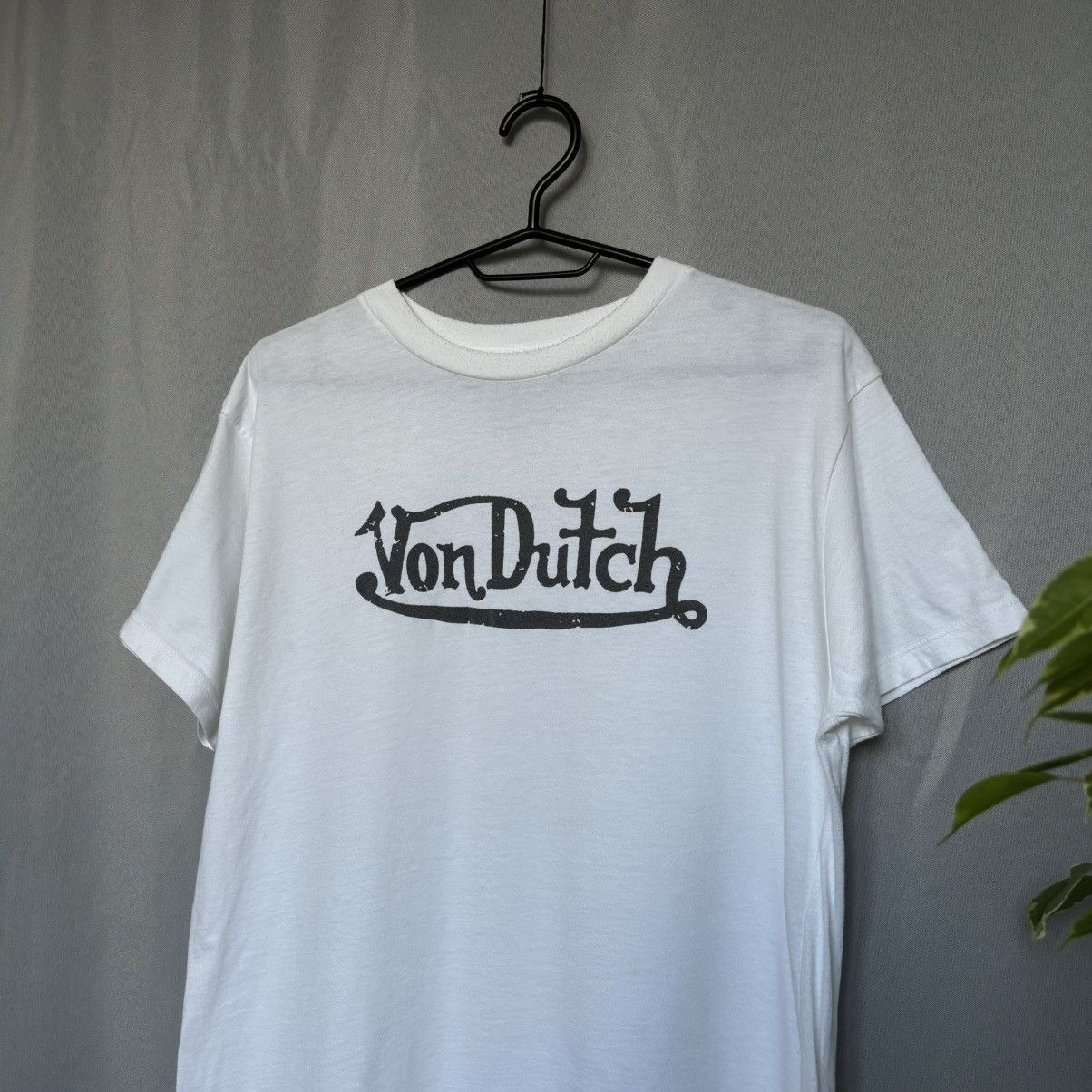 Von Dutch Von Dutch big logo t-shirt white large used USA vintage rare Size US L / EU 52-54 / 3 - 5 Thumbnail