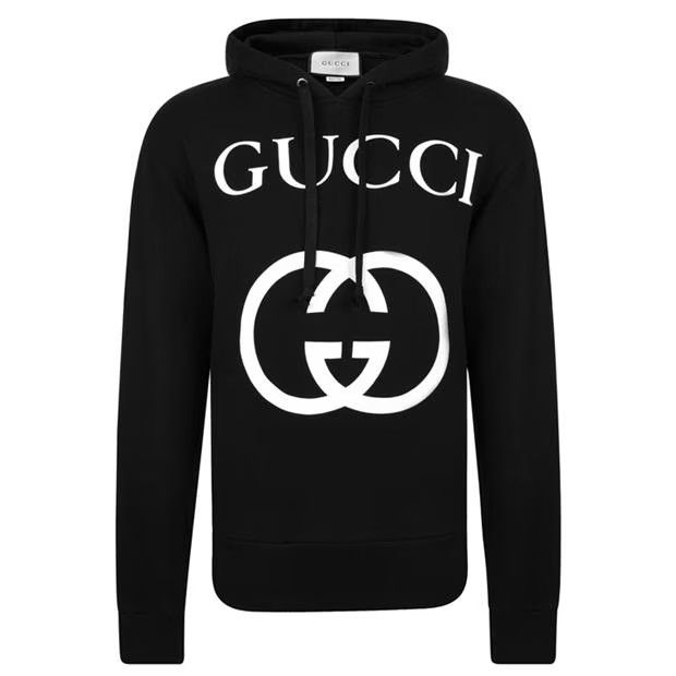 image of Gucci O1G2R1Mq0424 Hoodie In Black, Men's (Size XL)