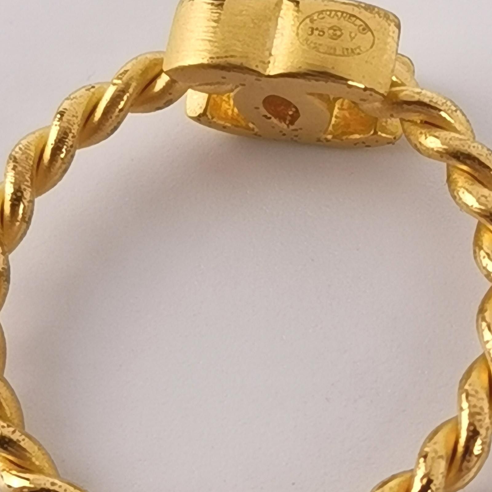 Chanel Chanel Double C Ring Size 11 -z2505 Size ONE SIZE - 2 Thumbnail