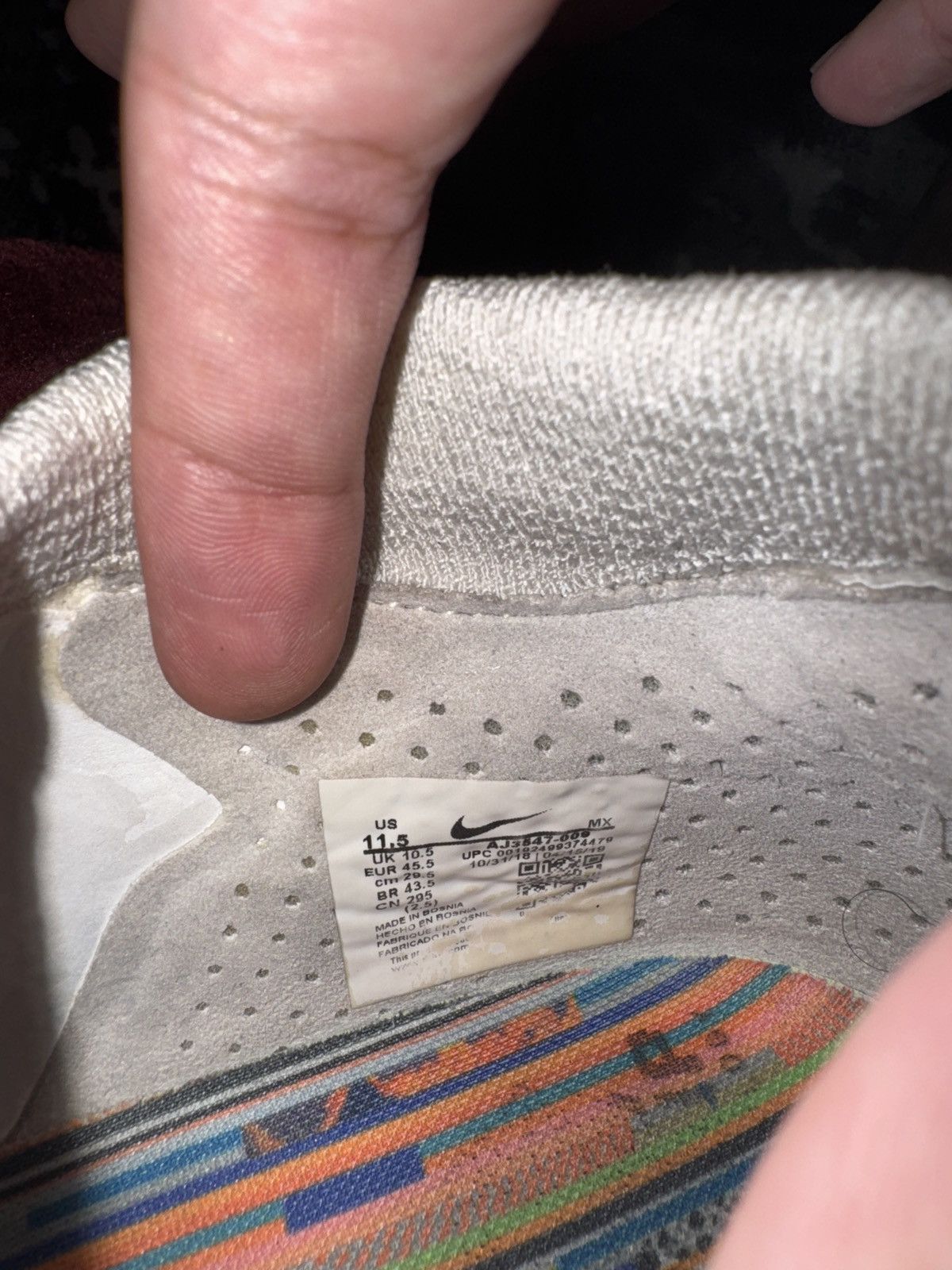 Nike NIKE MERCURIAL SUPERFLY 6 ELITE FG LVLUP-PURE PLATINUM/WHITE Size US 11.5 / EU 44-45 - 7 Thumbnail