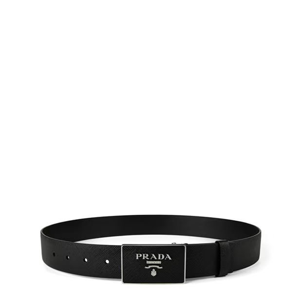 Saffiano Leather Belt