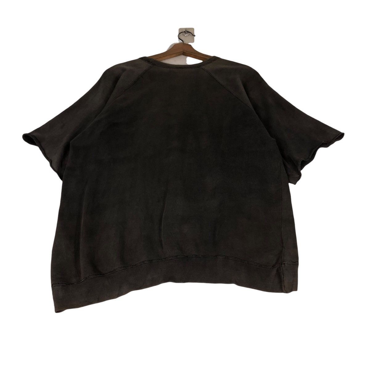 Japanese Brand Distressed Bulldog Emblem Short Sleeve Sweatshirt Rare Fade Size US M / EU 48-50 / 2 - 11 Thumbnail