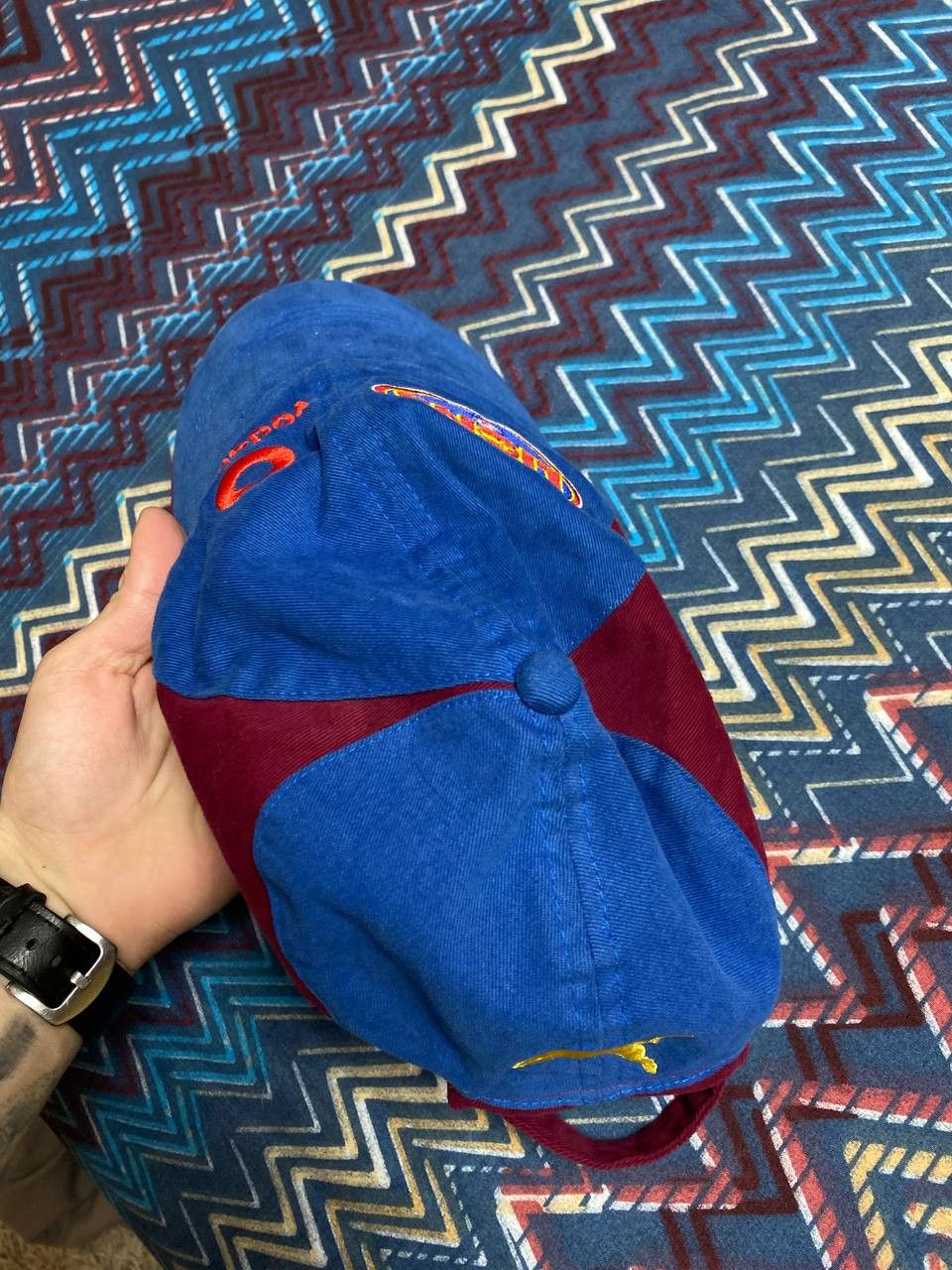 Puma × Vintage Rare Puma vintage Football cap y2k Size ONE SIZE - 8 Thumbnail