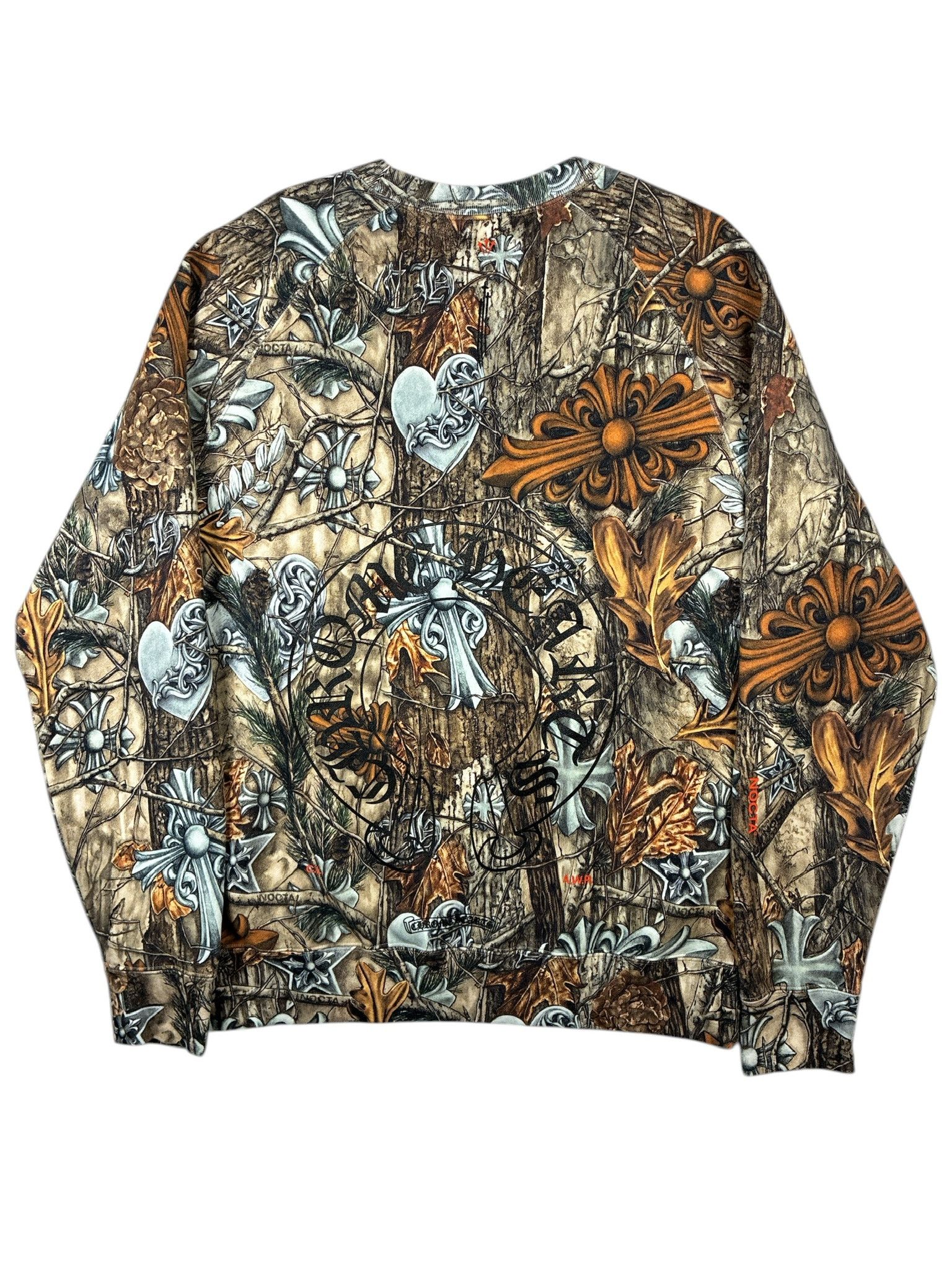 Chrome Hearts CHROME HEARTS X NOCTA FLEECE CREWNECK 'CAMO' Size US L / EU 52-54 / 3 - 8 Thumbnail