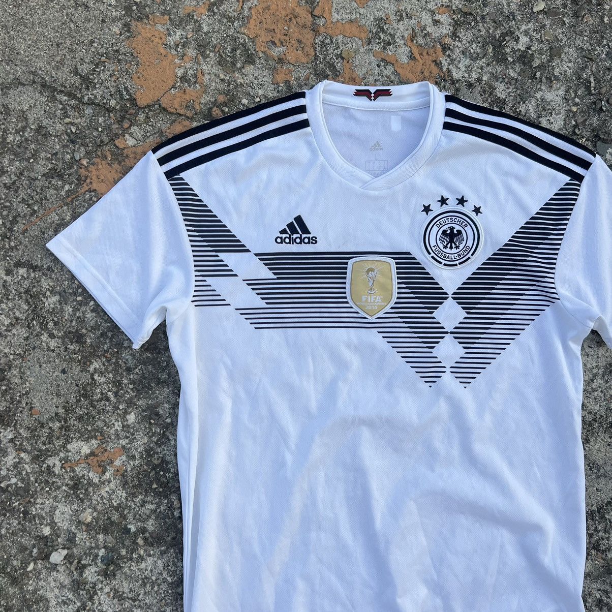 Adidas × Vintage Vintage Adidas Germany Soccer Jersey Blokecore Rare Style L Size US L / EU 52-54 / 3 - 3 Thumbnail