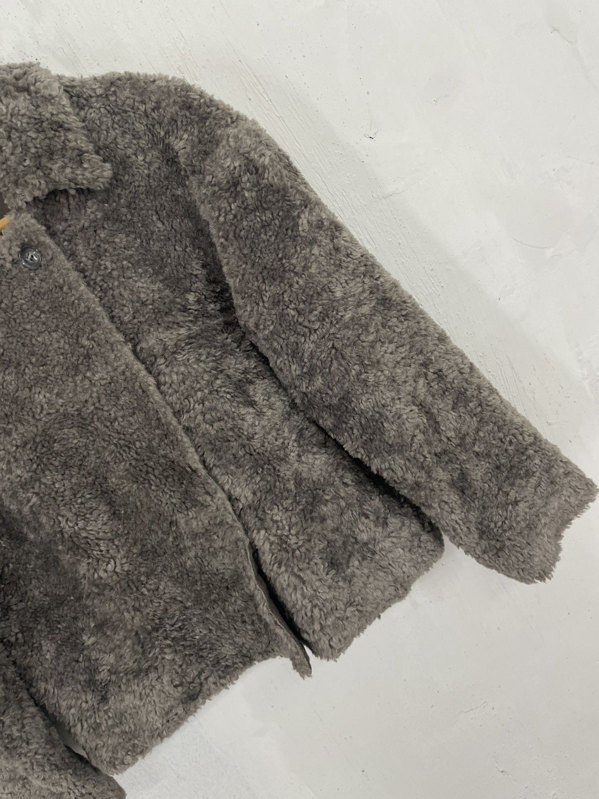 Japanese Brand Cohina Crop Jacket Fur Winter Sherpa Size US M / EU 48-50 / 2 - 4 Thumbnail