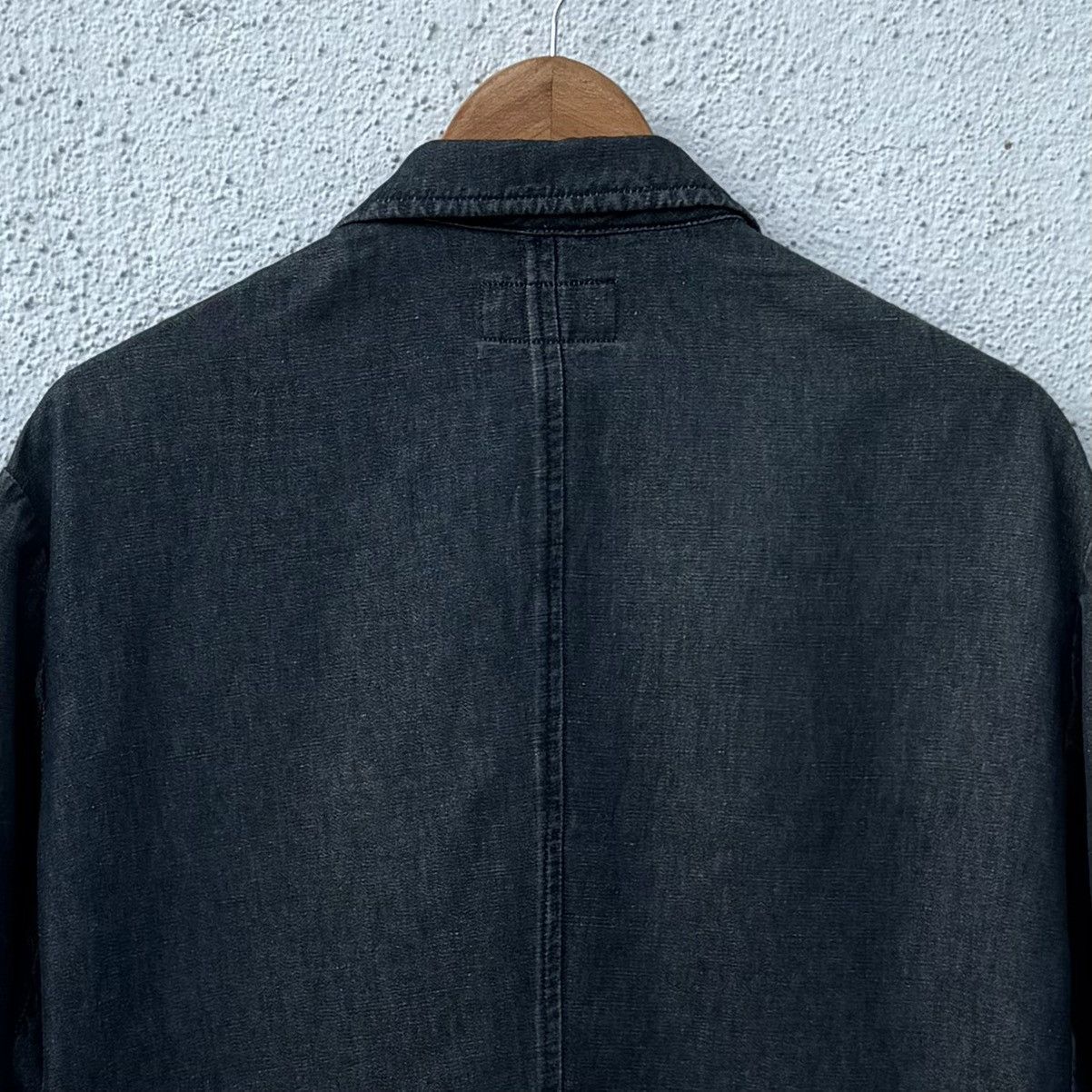 Giorgio Armani Vintage Armani Jeans Denim Blazer Dark Wash Made In Italy Size US L / EU 52-54 / 3 - 13 Thumbnail