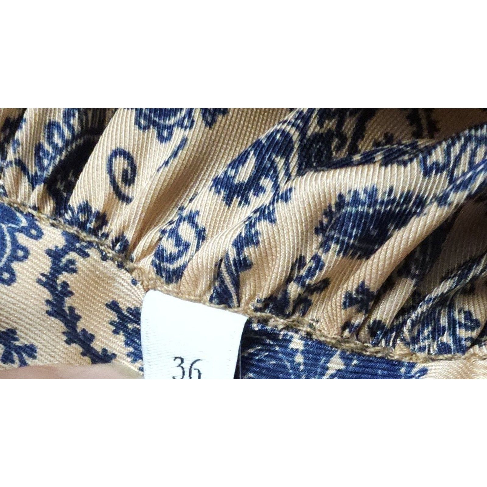 Sandro Sandro Paris Midi Dress Floral blue Beige Size 36 Size M / US 6-8 / IT 42-44 - 8 Thumbnail