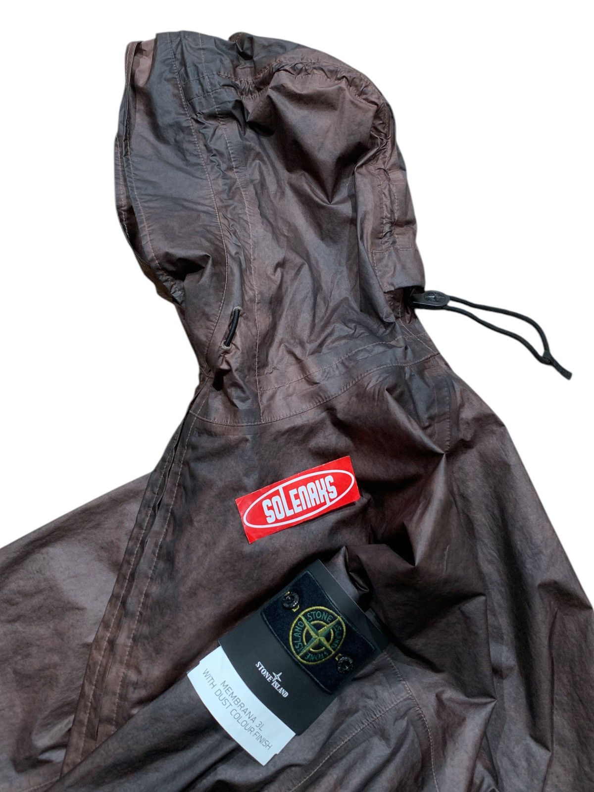 Designer × Stone Island Membrana 3L dust colour rare jacket Size US M / EU 48-50 / 2 - 5 Thumbnail