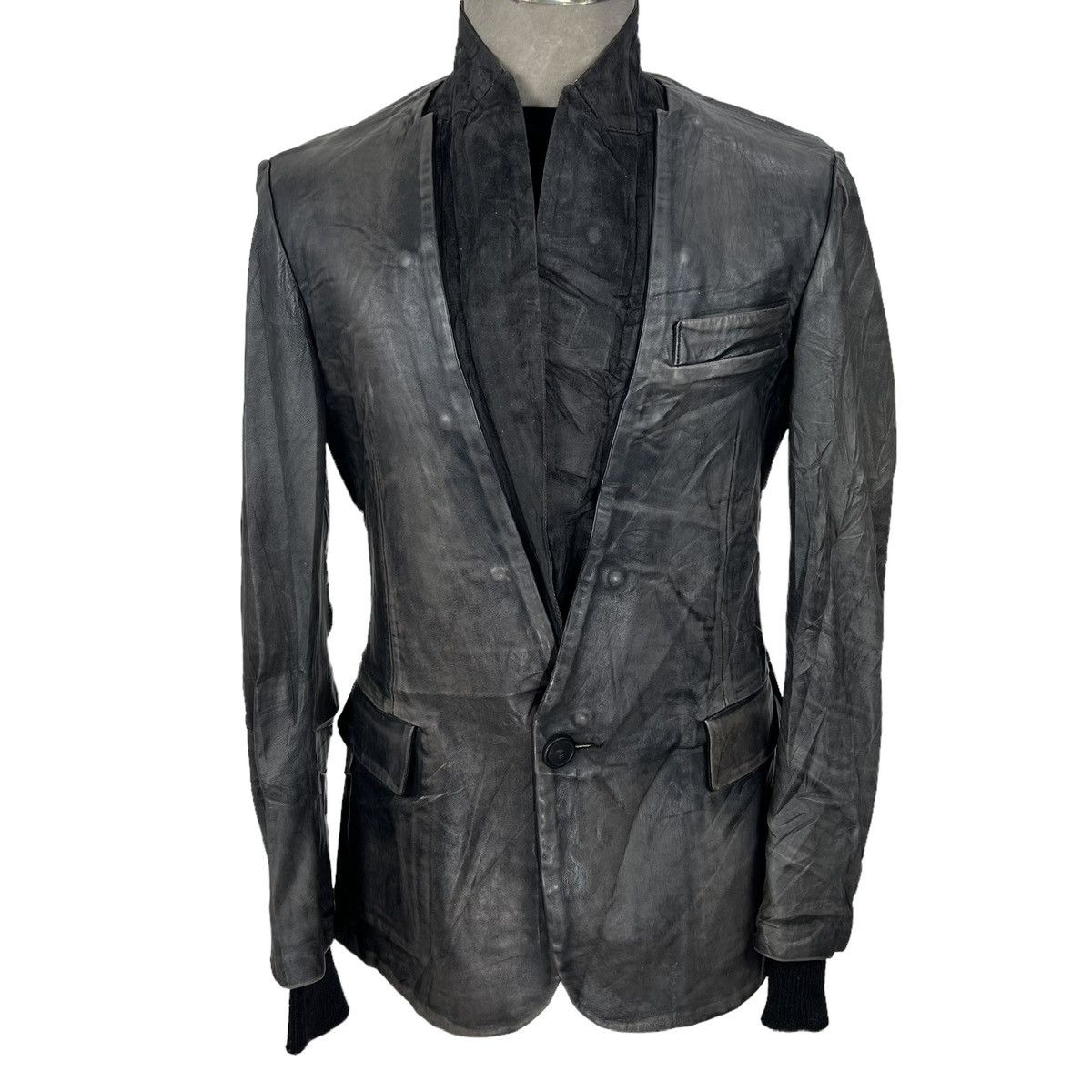Isaac Sellam Experience Lamb Leather Jacket Size US M / EU 48-50 / 2 - 1 Thumbnail