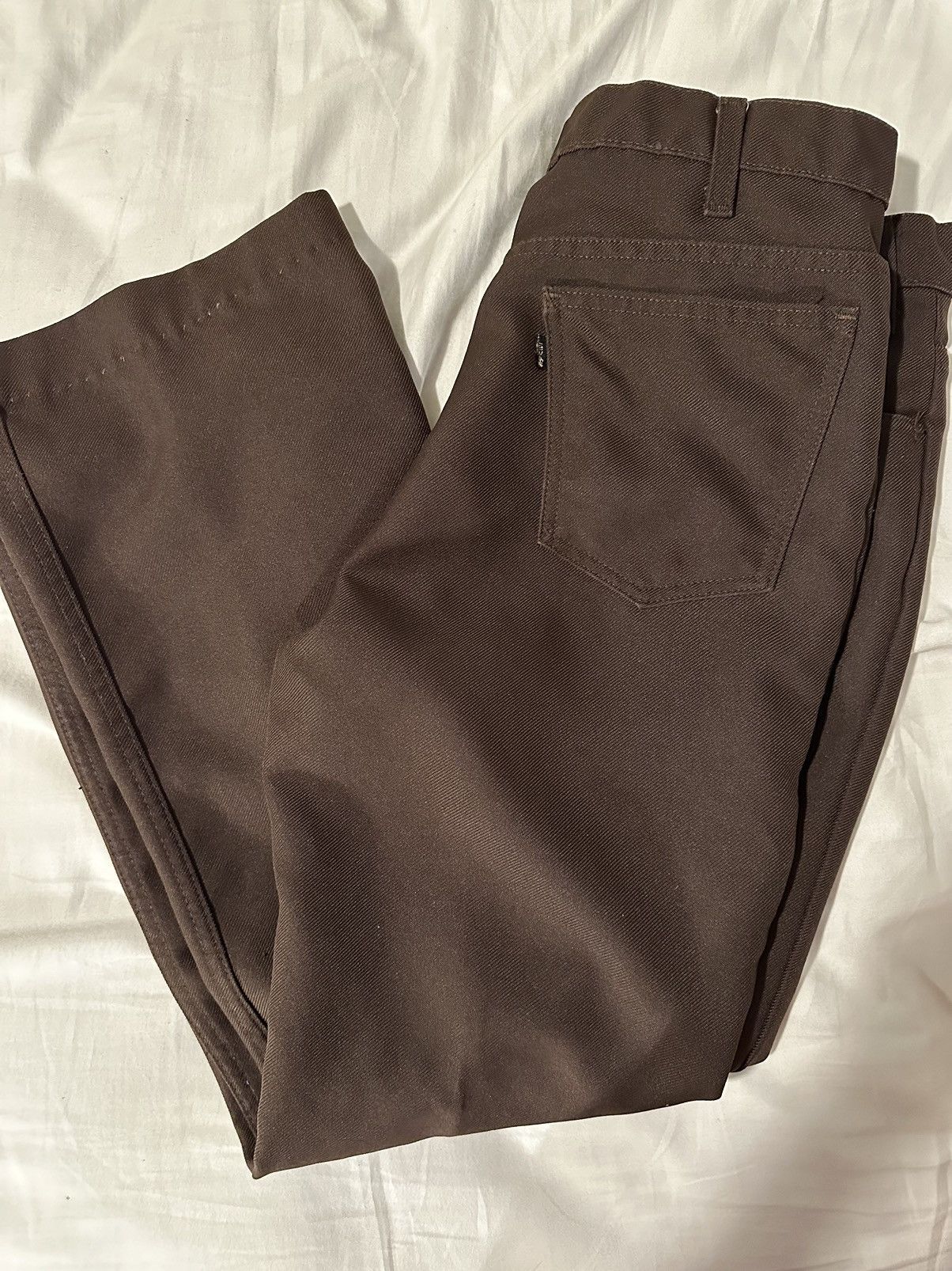 Levi's Vintage 90s Levi’s Black Tab Brown Sta-Prest Pants Size US 33 - 5 Thumbnail