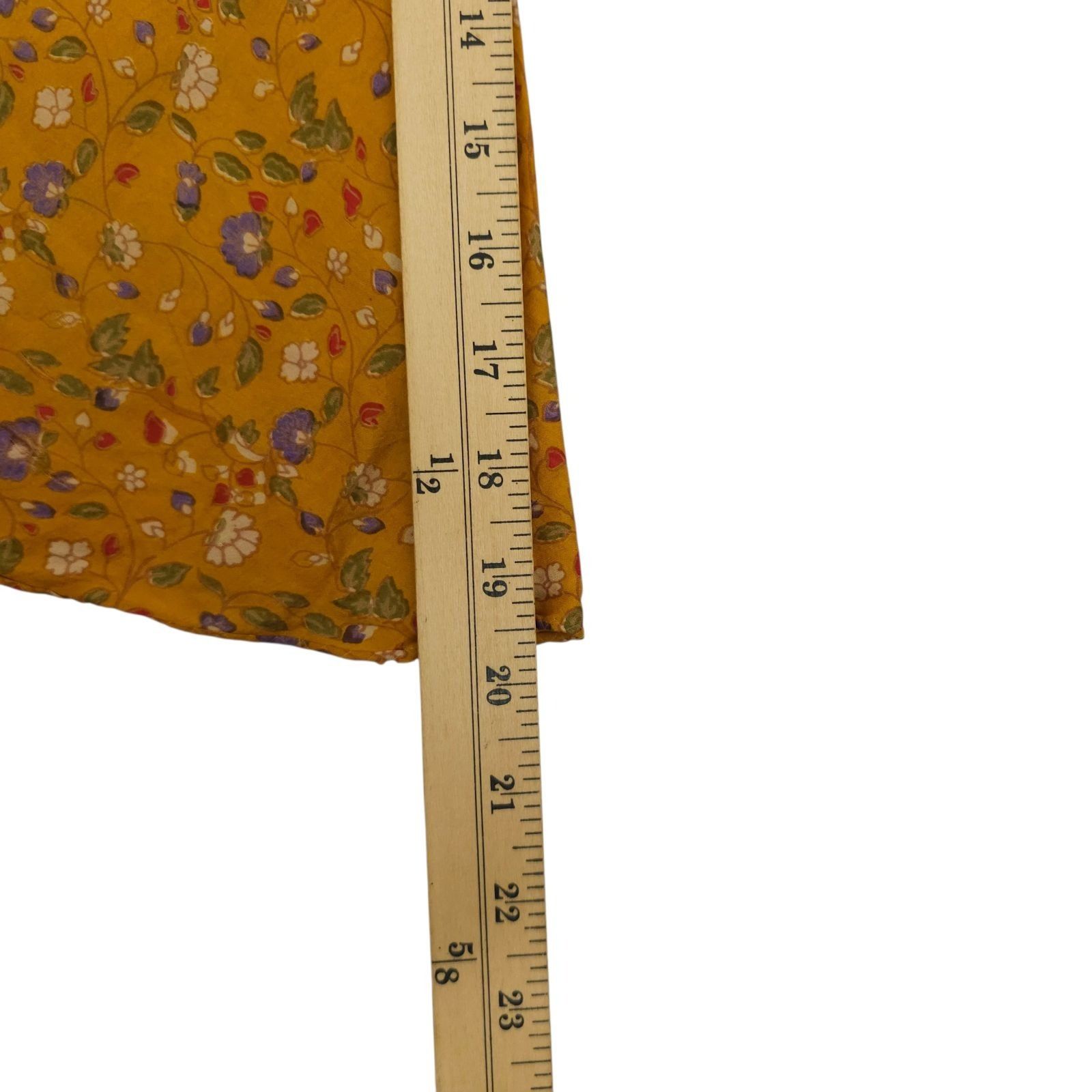 Other Kariza Vintage Wrap Skirt OSFM Silk Blend Boho Indie Fairy Size 24" / US 00 / IT 34 - 16 Thumbnail