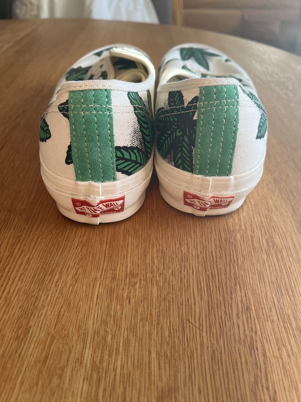 Vans VANS OG Authentic LX Sweet Leaf "420" White/Green Size US 10 / EU 43 - 11 Thumbnail