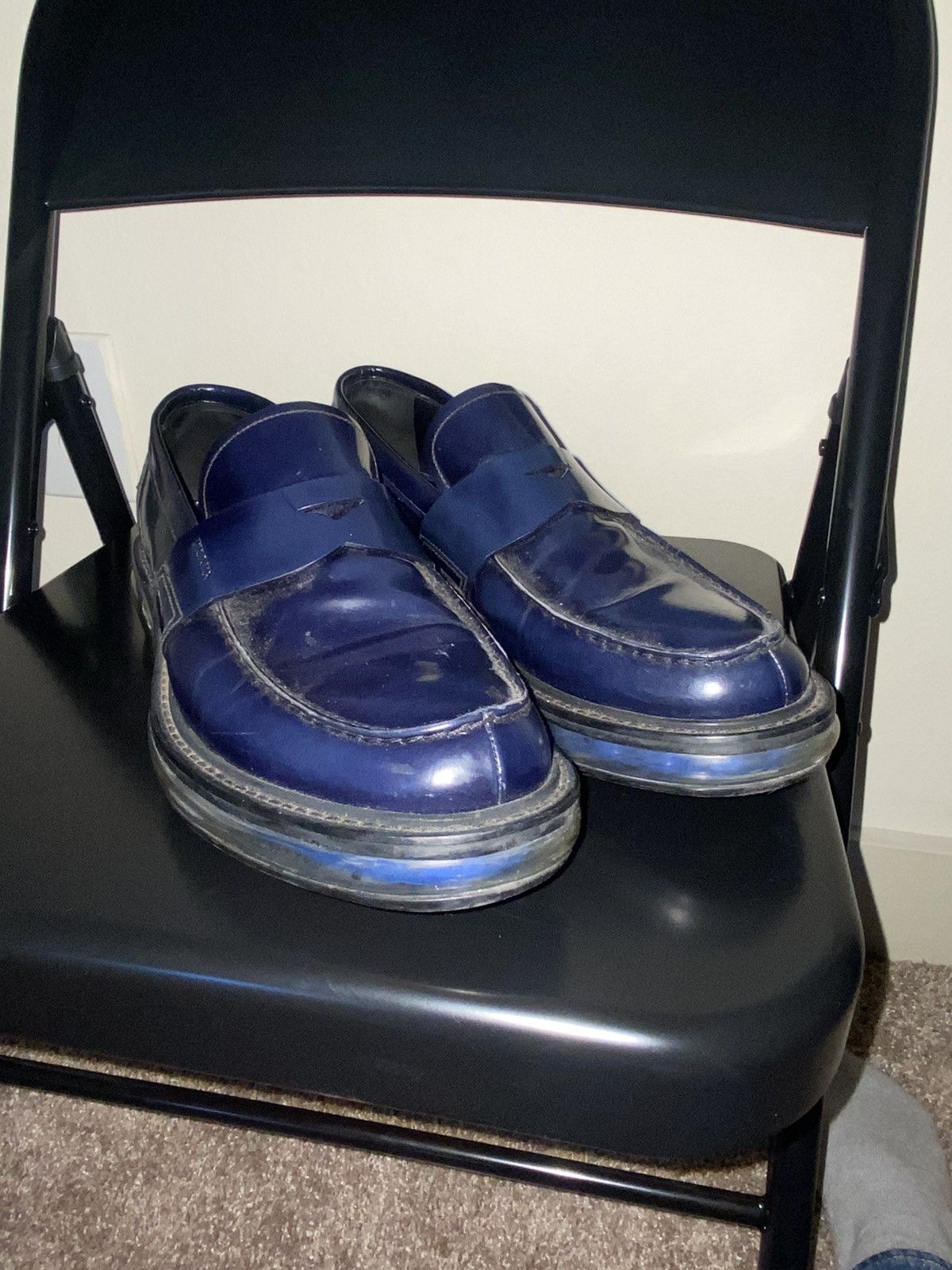 Prada FW/12 Levitate Penny Loafer Size US 11.5 / EU 44-45 - 9 Thumbnail