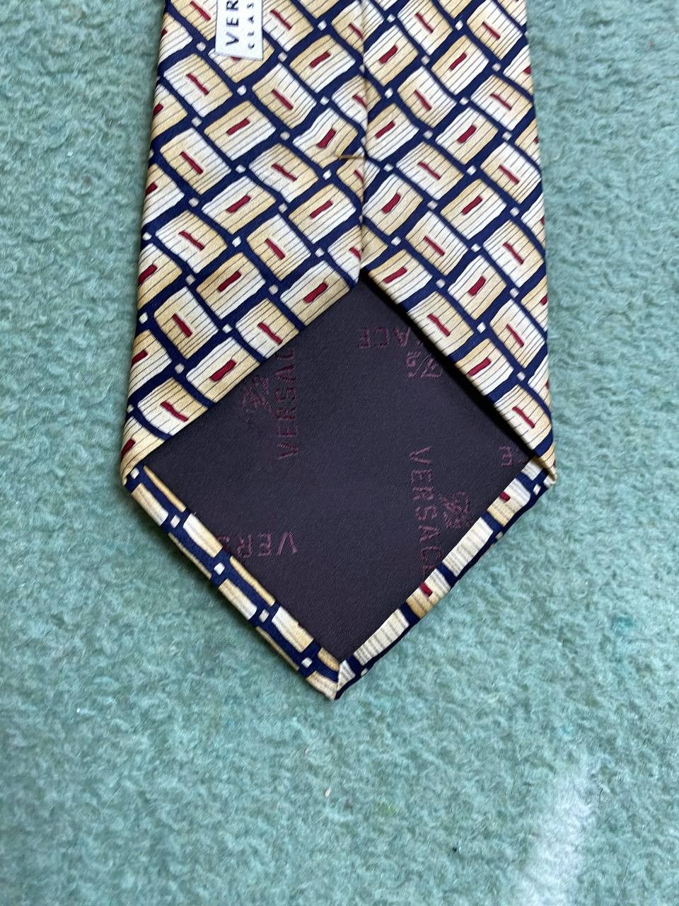 Versace Tie Vintage Versace One size luxury Y2K Size ONE SIZE - 5 Thumbnail