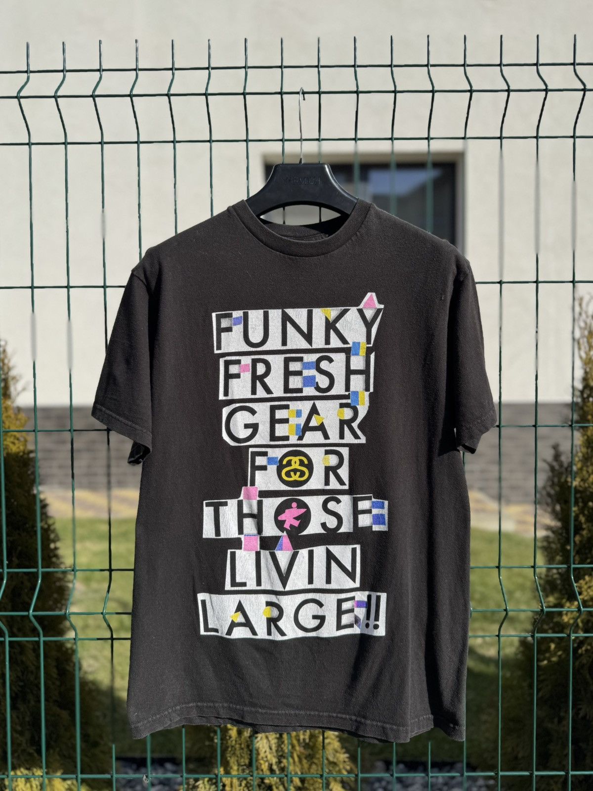 Stussy Vintage Y2K Stussy Funky Fresh Gear Graphic Tee Size US M / EU 48-50 / 2 - 1 Thumbnail