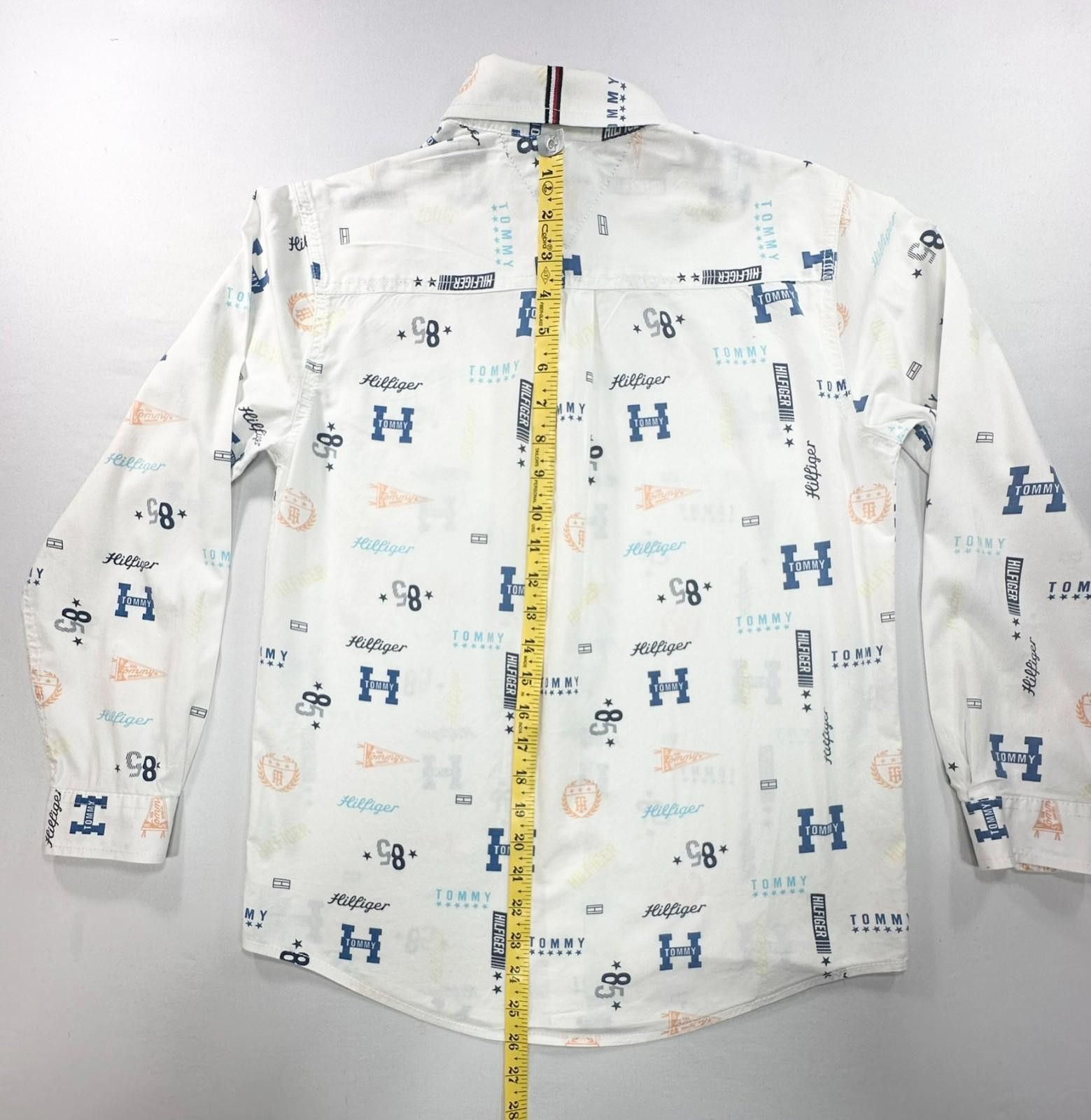 Tommy Hilfiger Tommy Hilfiger Multicolor Logo Oxford Button Up Boys L Size US L / EU 52-54 / 3 - 3 Thumbnail