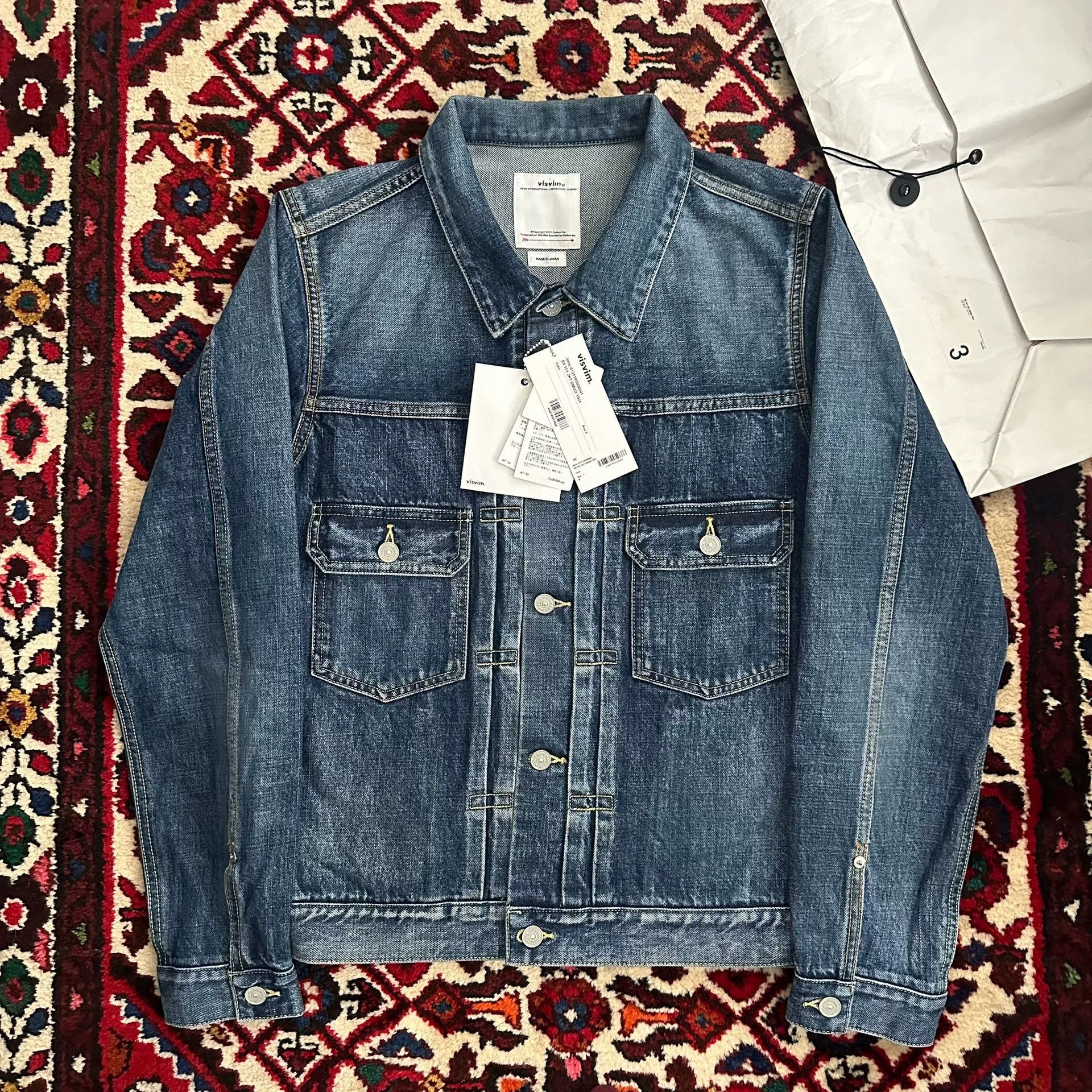 Visvim Denim Jacket Size 3