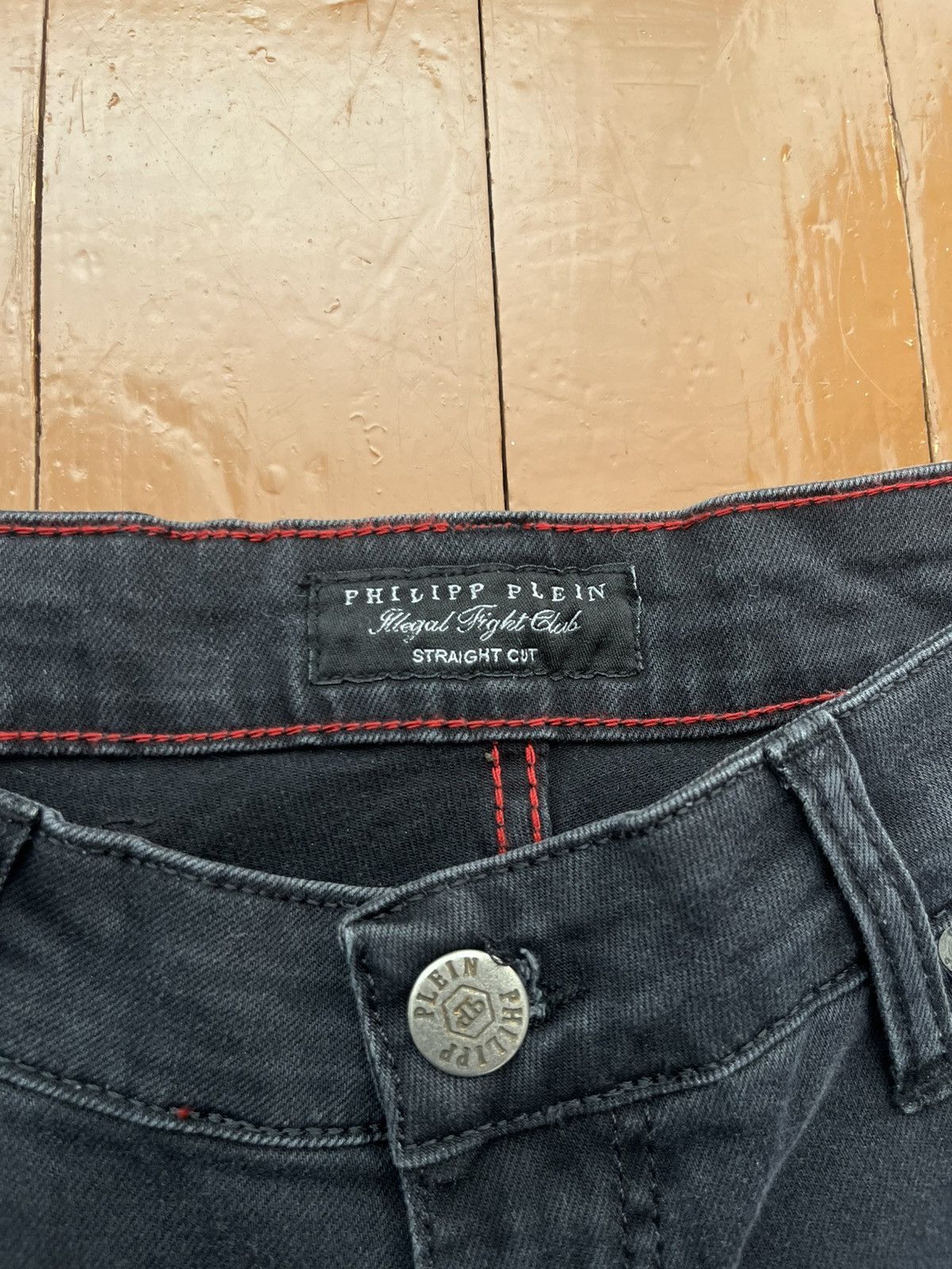 Philipp Plein Philip Plein Illegal Fight Club Jeans Size US 33 - 3 Thumbnail