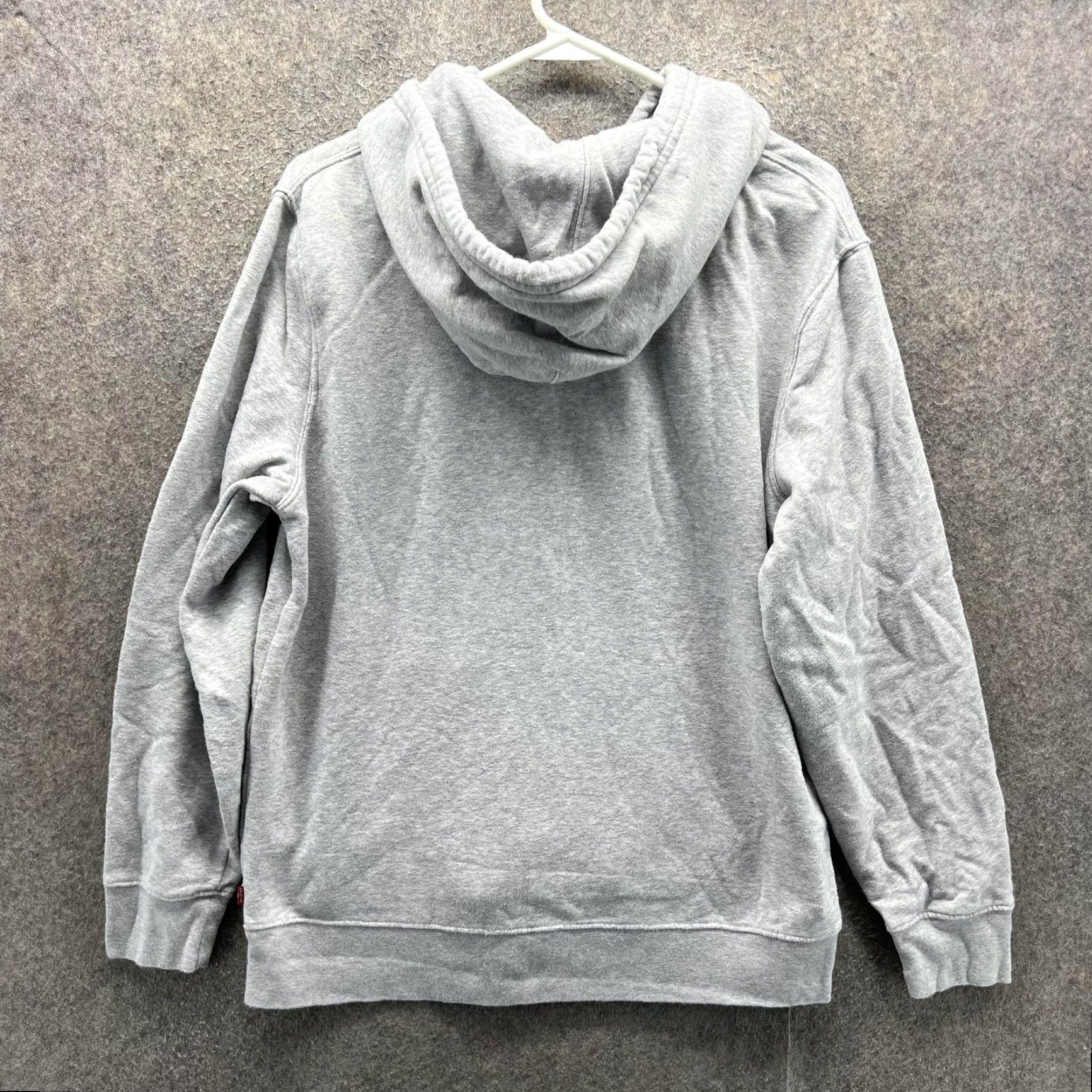Levi's Levi's Hoodie Mens Medium Gray Batwing Logo Pullover Fleece Sweatshirt Size US M / EU 48-50 / 2 - 7 Thumbnail