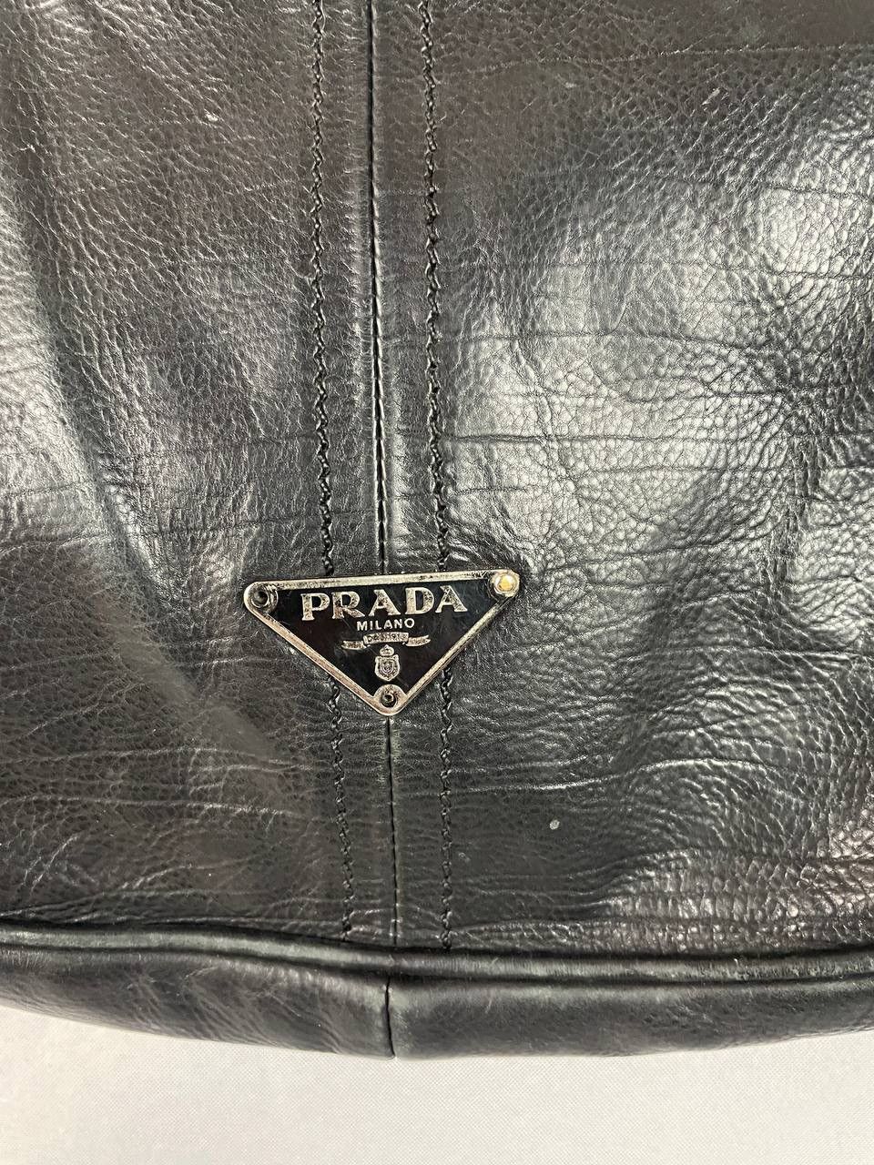 Prada Prada Leather Black Bag Size ONE SIZE - 3 Thumbnail