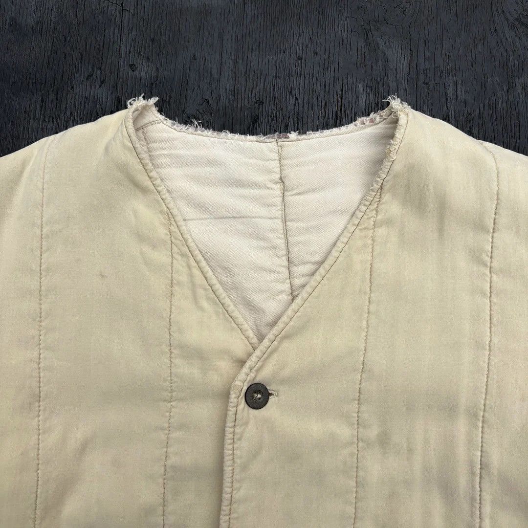 Czech Army 1960 60s Vintage Military Quilted Liner Jacket