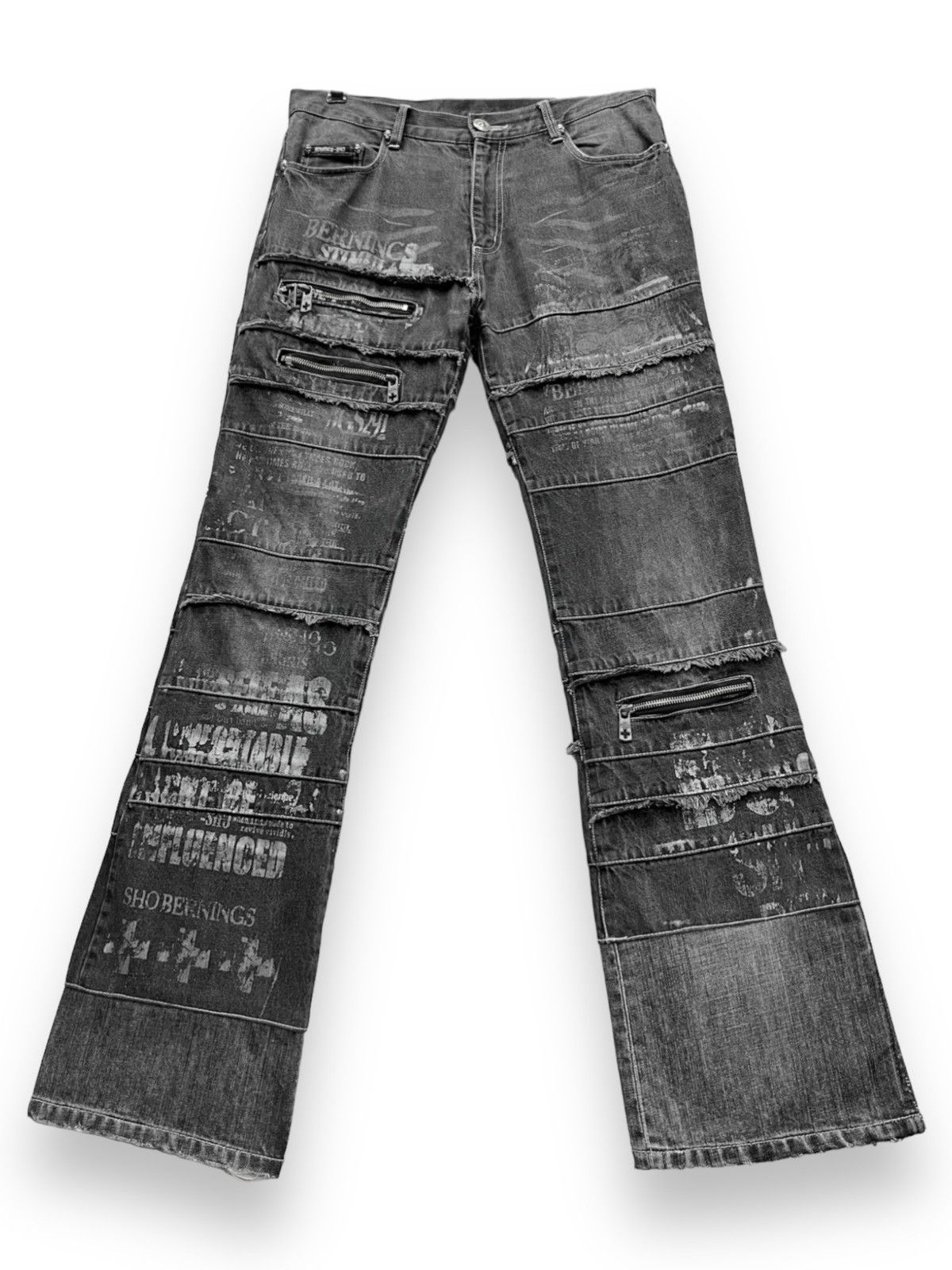 STUDIOUS × Seditionaries × Vintage 🔥BERNINGSSHO Seditionaries FLARE Hysteric Hagi Patchwork Size US 31 - 2 Thumbnail
