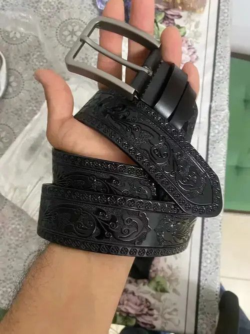 Leather Laser engraving Luxury Strap Belt Size ONE SIZE - 1 Thumbnail