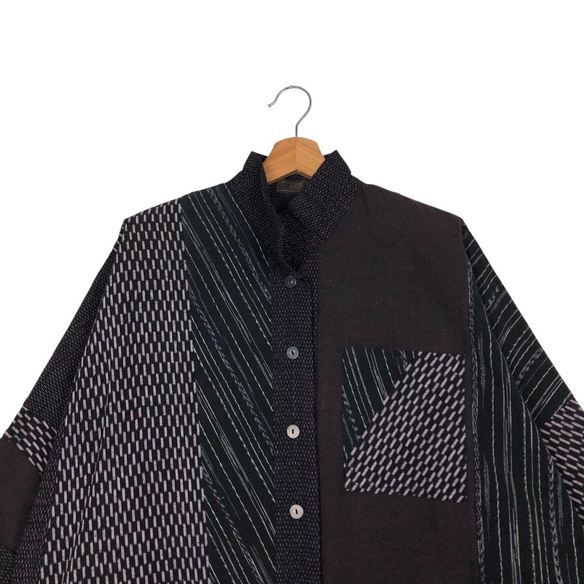 Indigo × Japanese Brand × Vintage 📌Vintage Indigo Button Jacket Japanese Brand Issey Miyake Size US M / EU 48-50 / 2 - 4 Thumbnail
