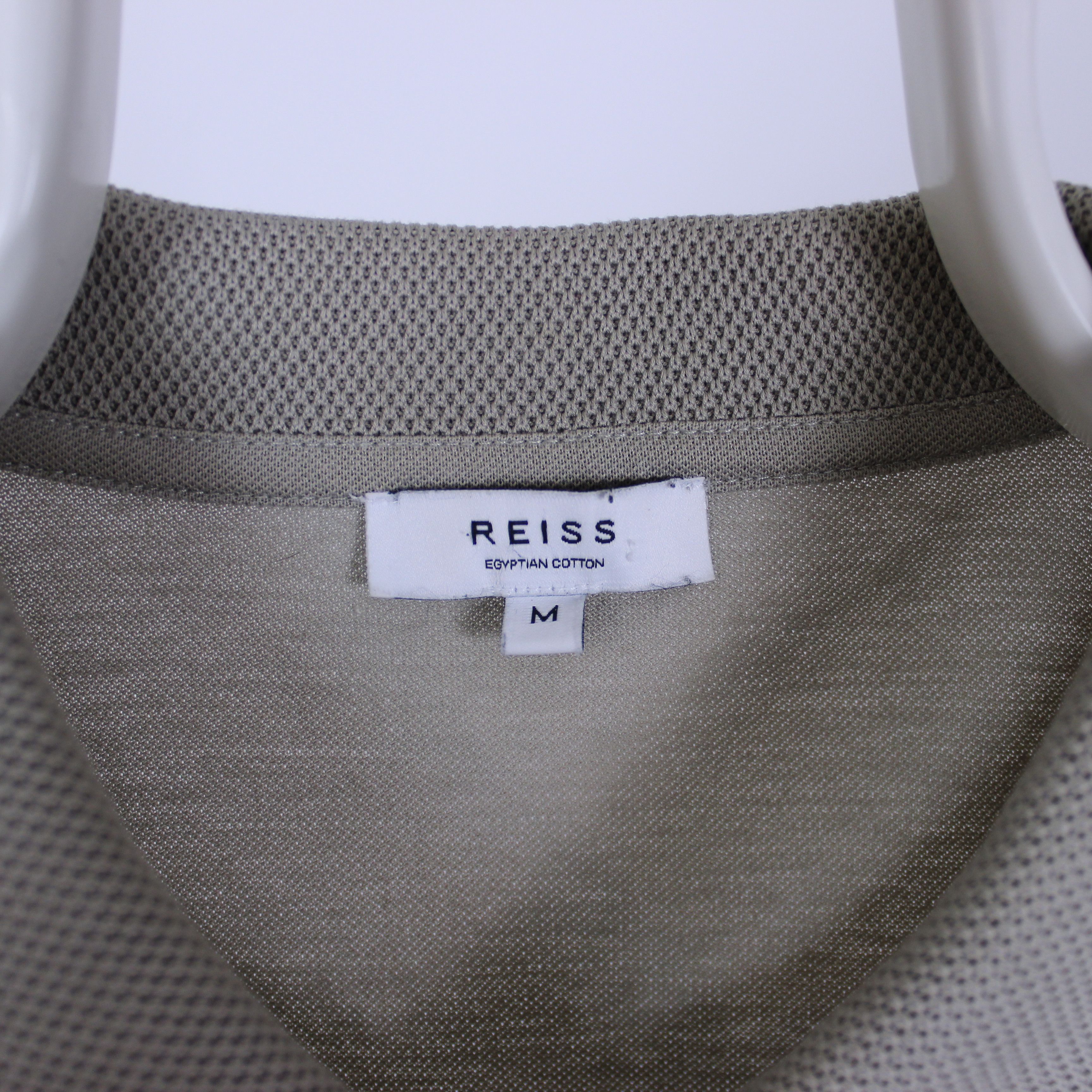 Reiss Reiss polo shirt men M zip 3/4 beige Size US M / EU 48-50 / 2 - 8 Thumbnail